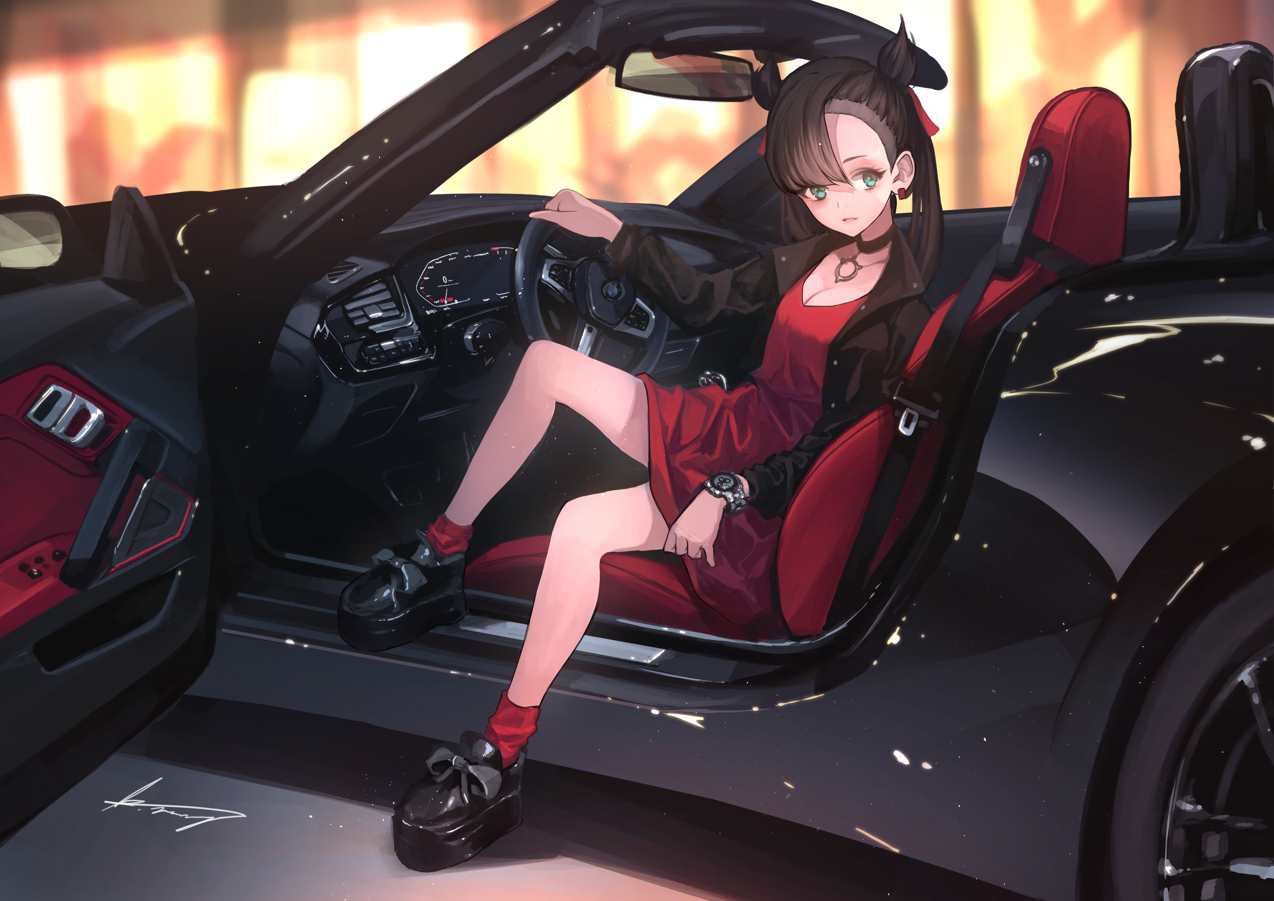 Car Girl Marnie Pokemon 4085x2889