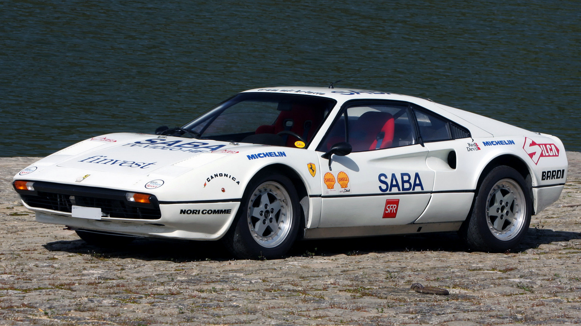 Car Coupe Ferrari 308 Gtb Grand Tourer Old Car Race Car Sport Car White Car 1920x1080