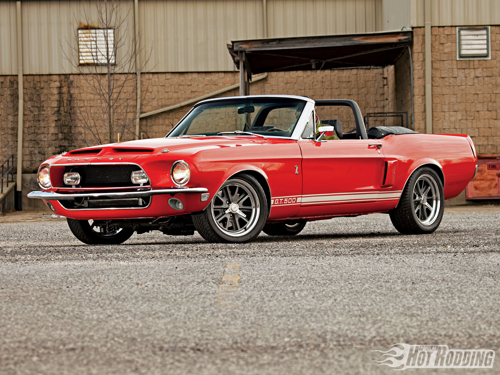 Classic Car Convertible Hot Rod Muscle Car Red Car Shelby Gt500 1600x1200
