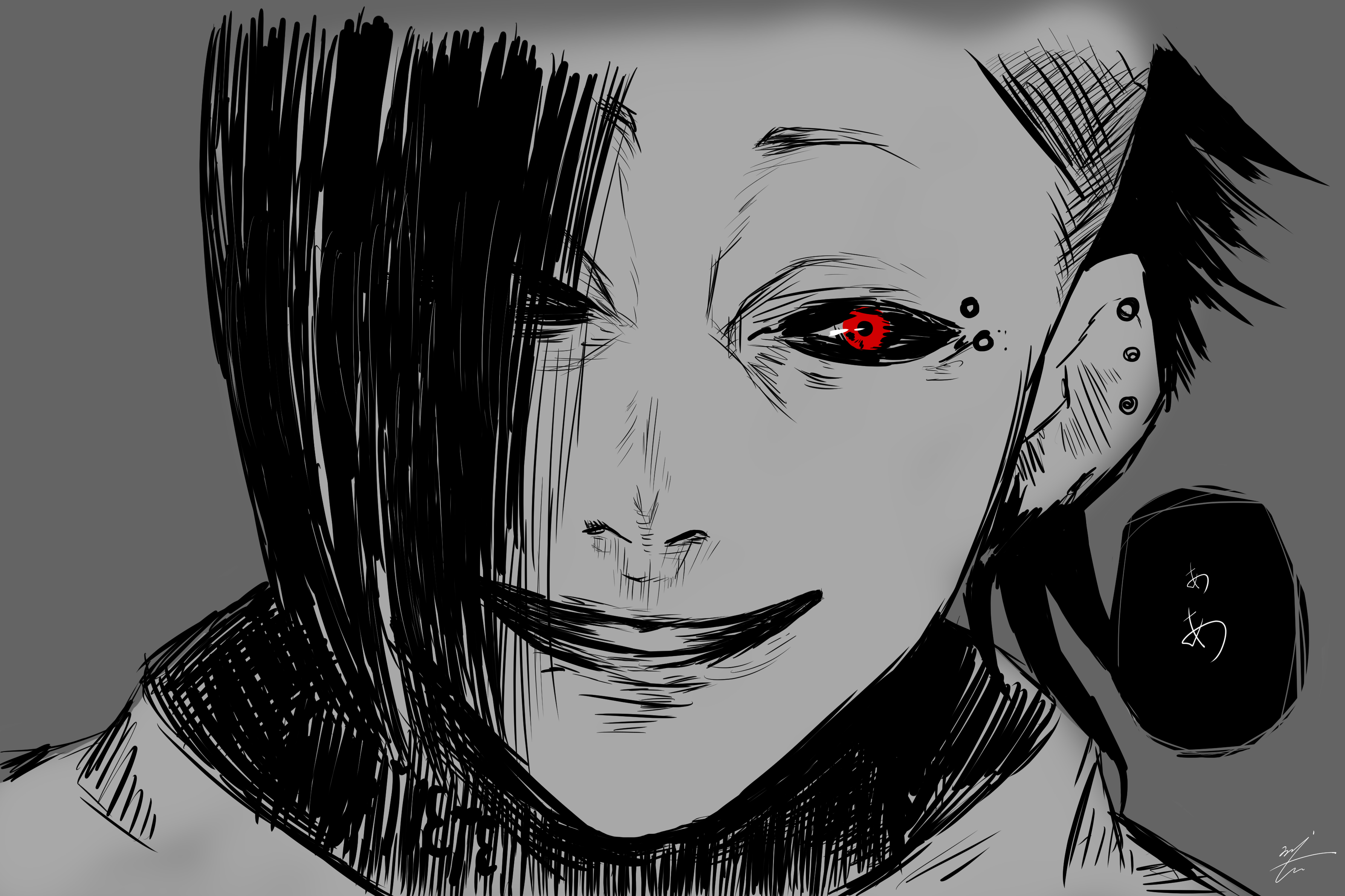 Uta Tokyo Ghoul 3570x2379