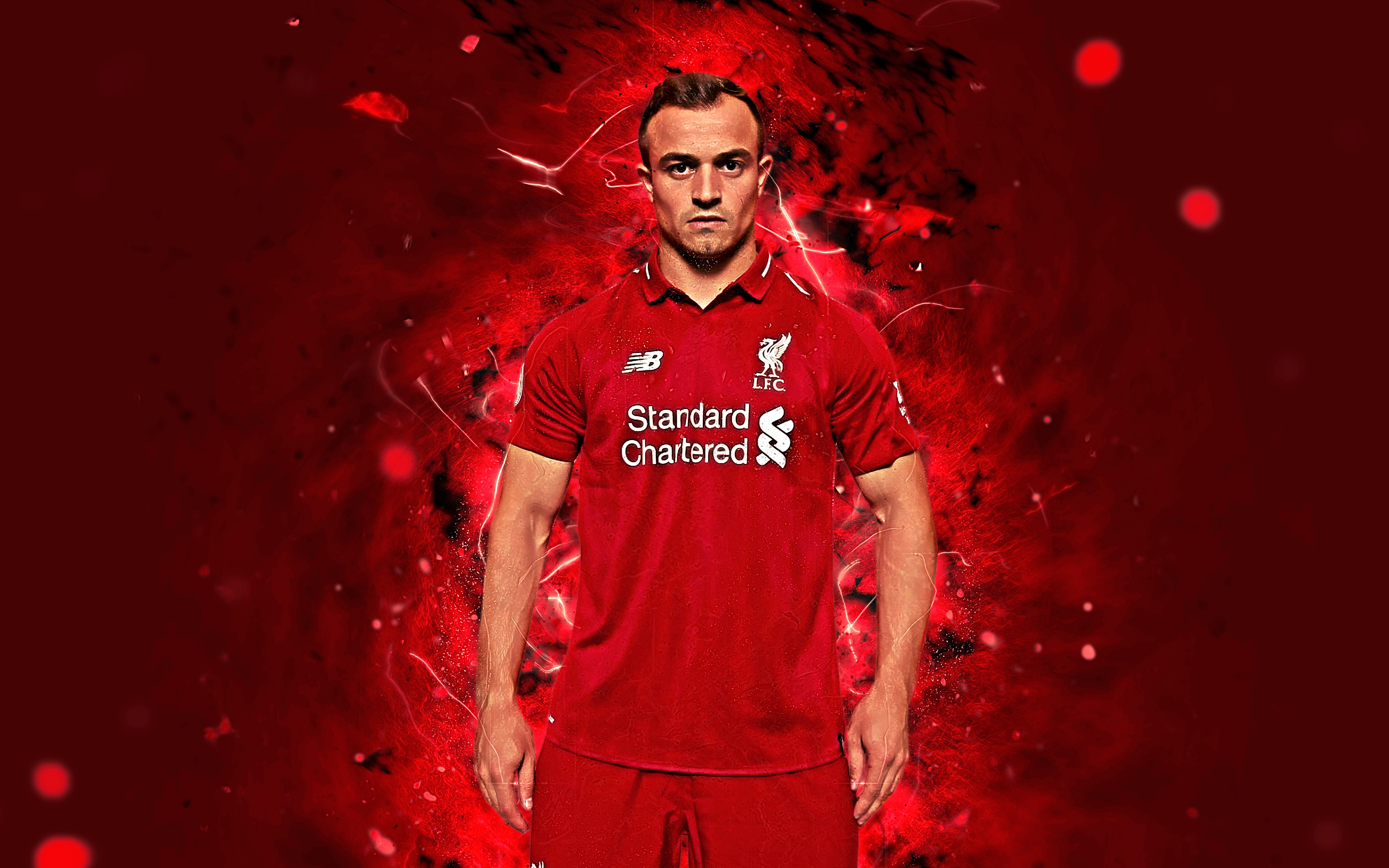 Liverpool F C Soccer Swiss Xherdan Shaqiri 3840x2400