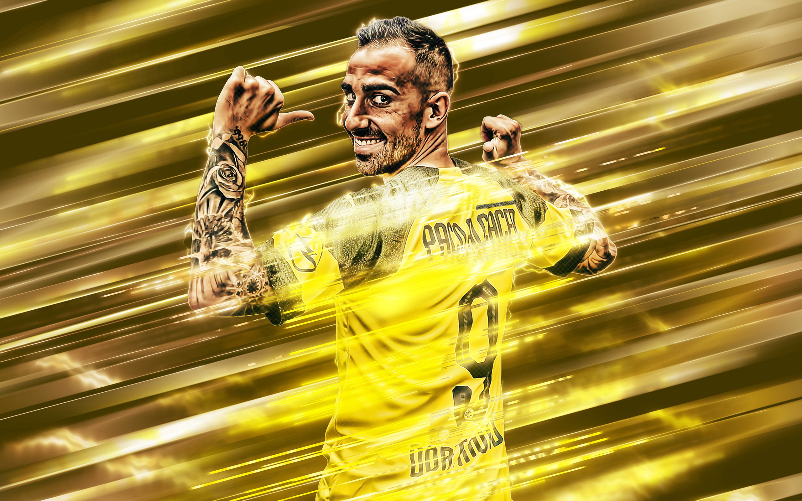 Borussia Dortmund Paco Alcacer Soccer Spanish 2560x1600