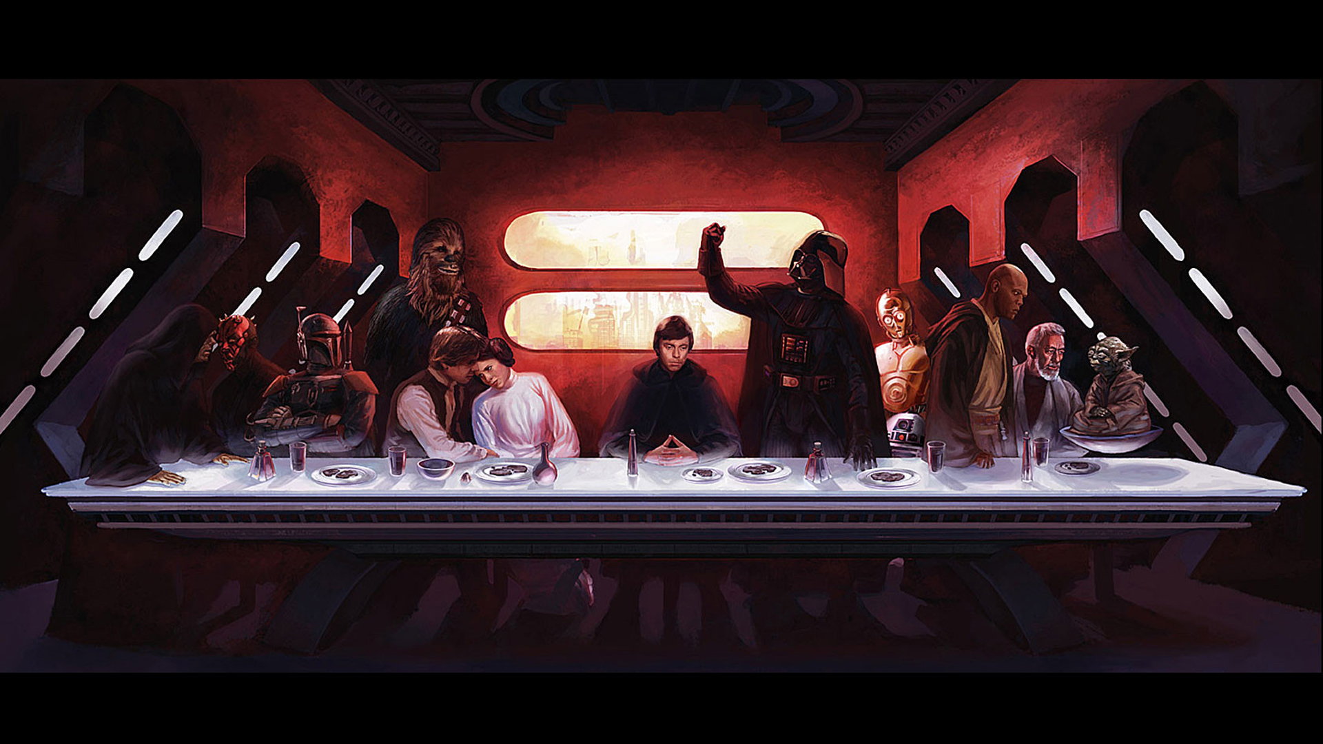 Star Wars The Last Supper 1920x1080