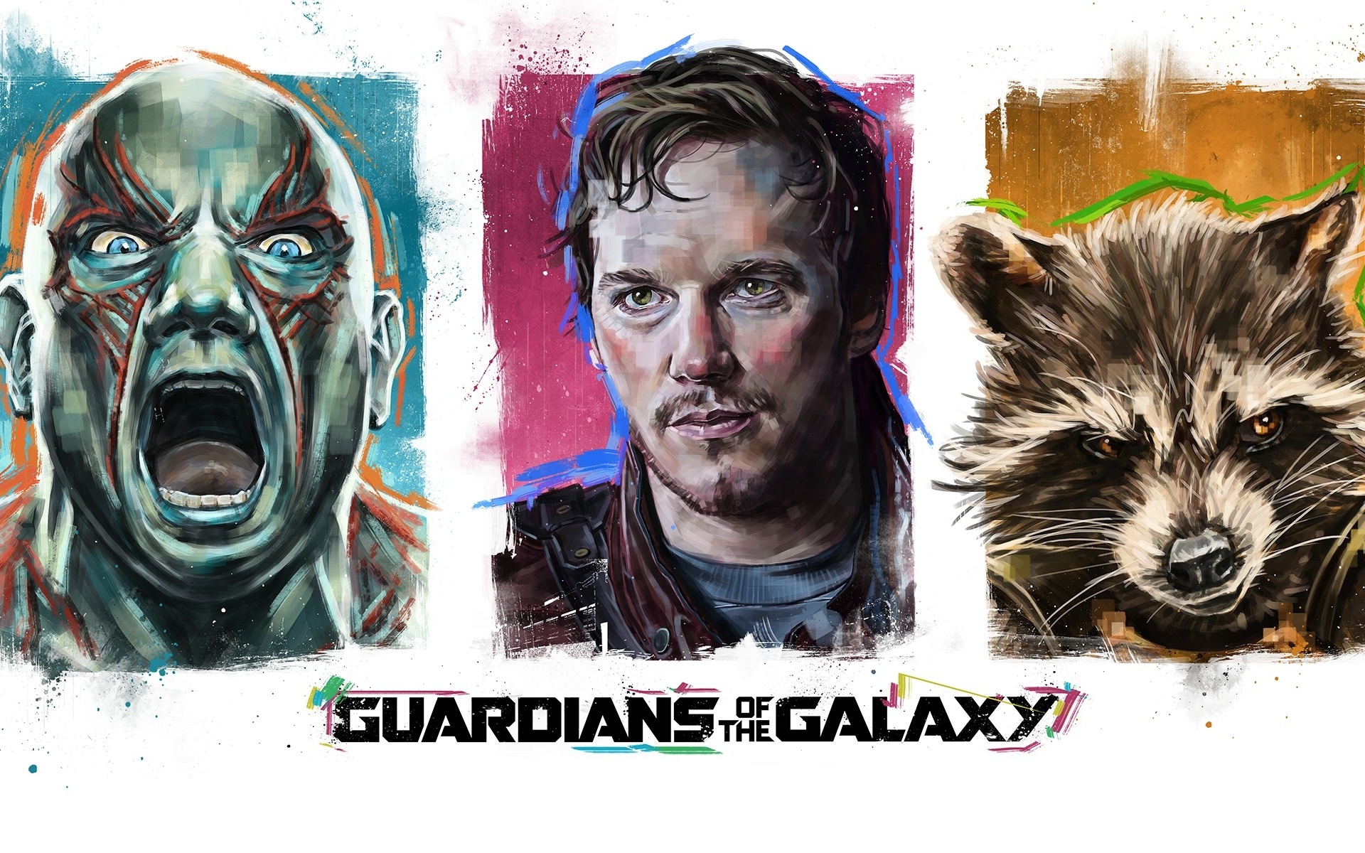Drax The Destroyer Peter Quill Rocket Raccoon 1920x1200