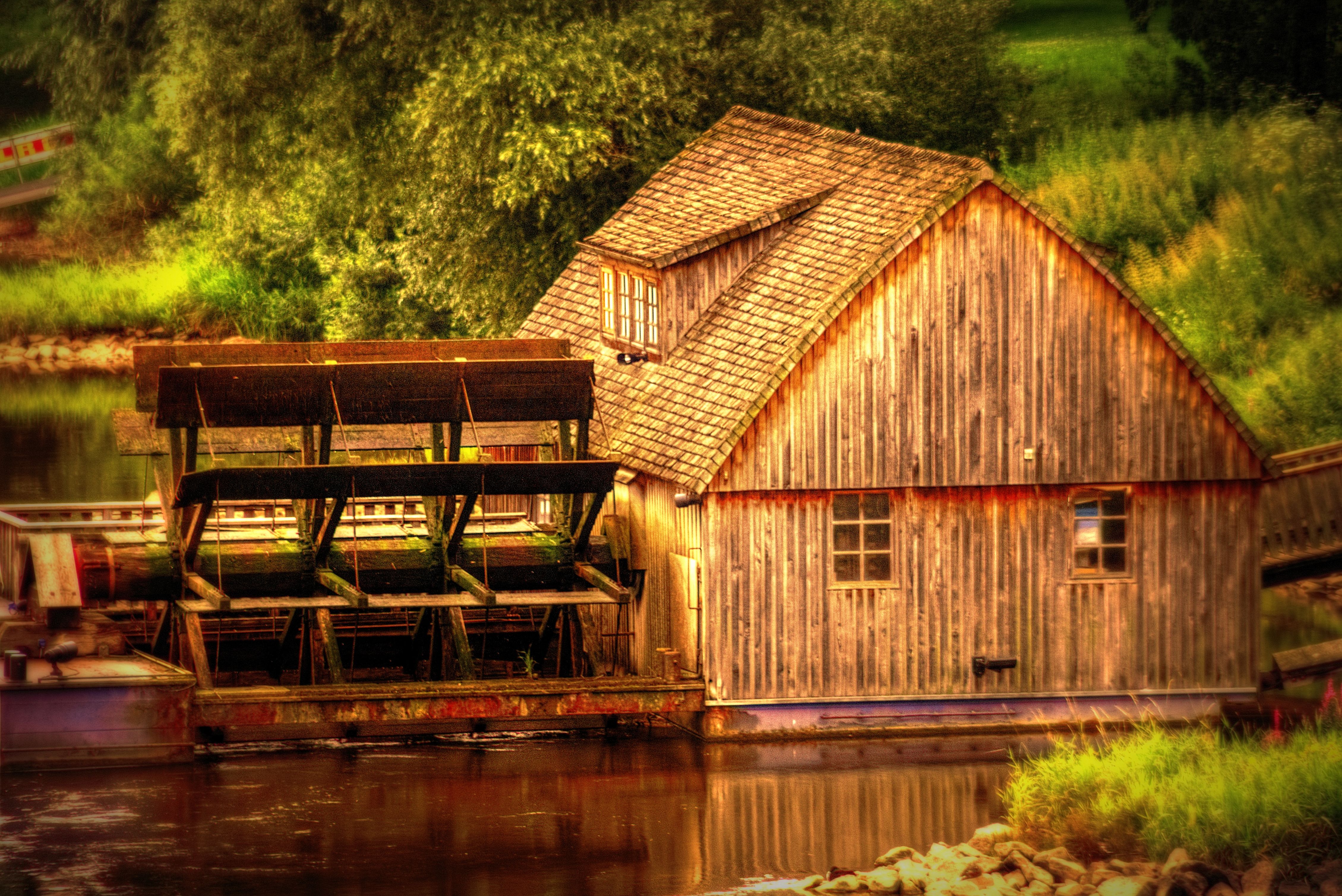 Hdr Watermill 4518x3017