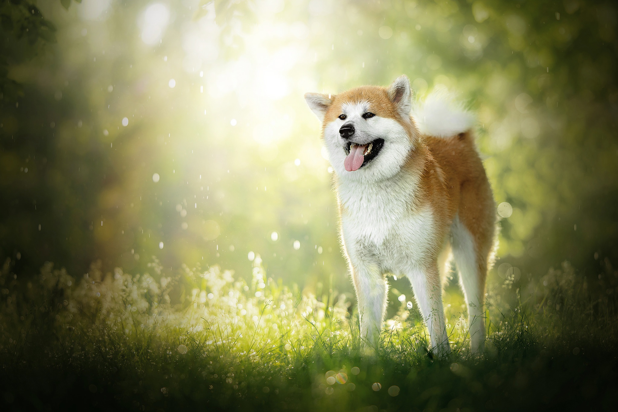 Akita Dog Pet 2048x1365