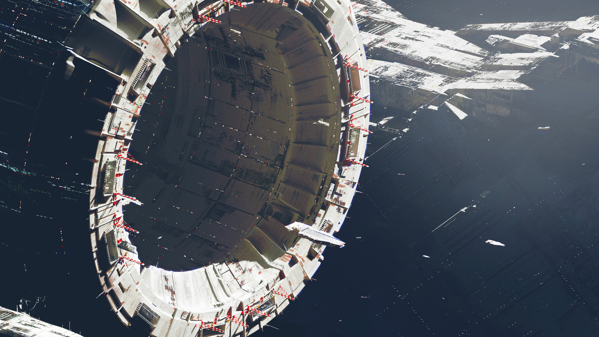 Sci Fi Space Station 1920x1080