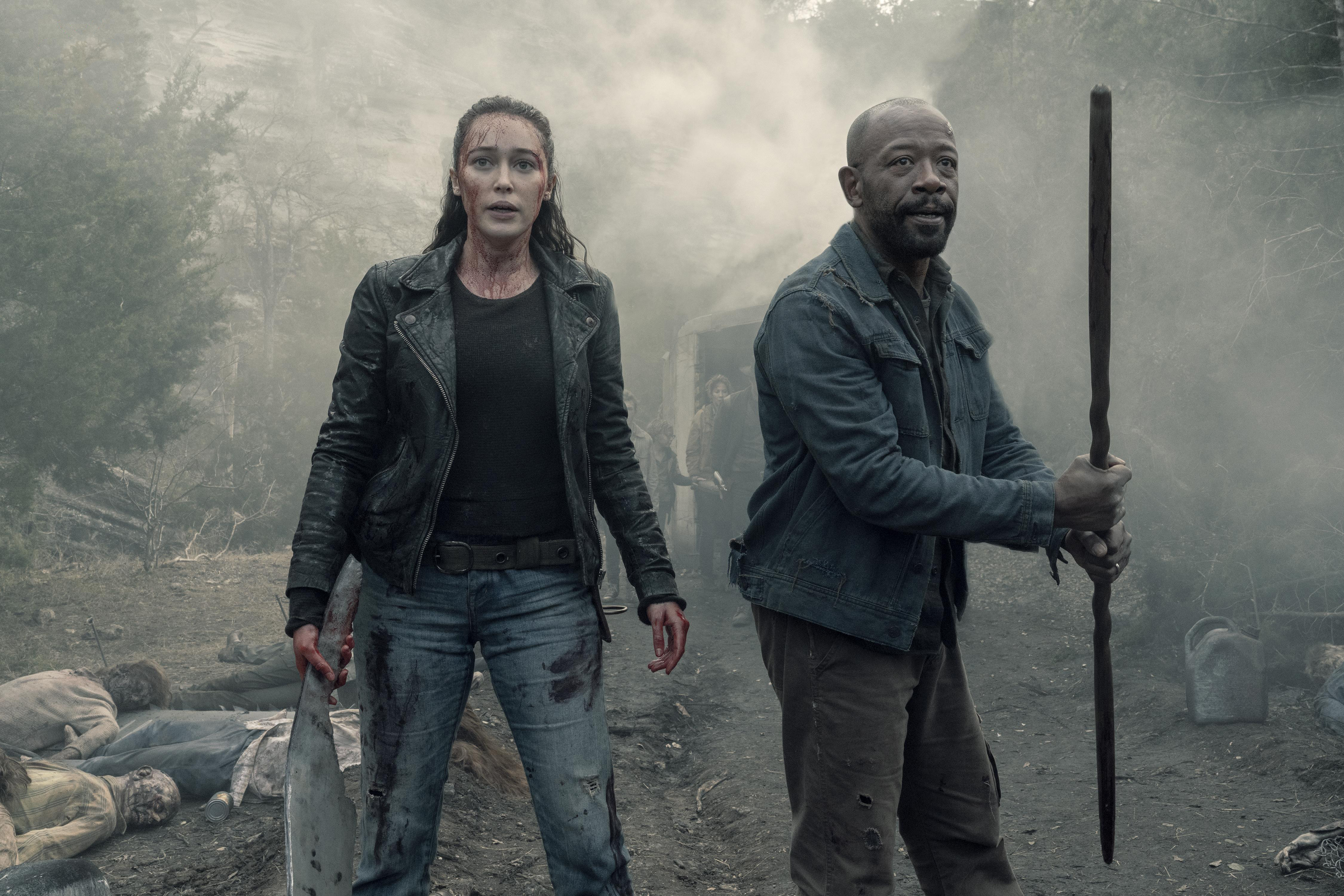 Alicia Clark Alycia Debnam Carey Lennie James Morgan Jones 4500x3001