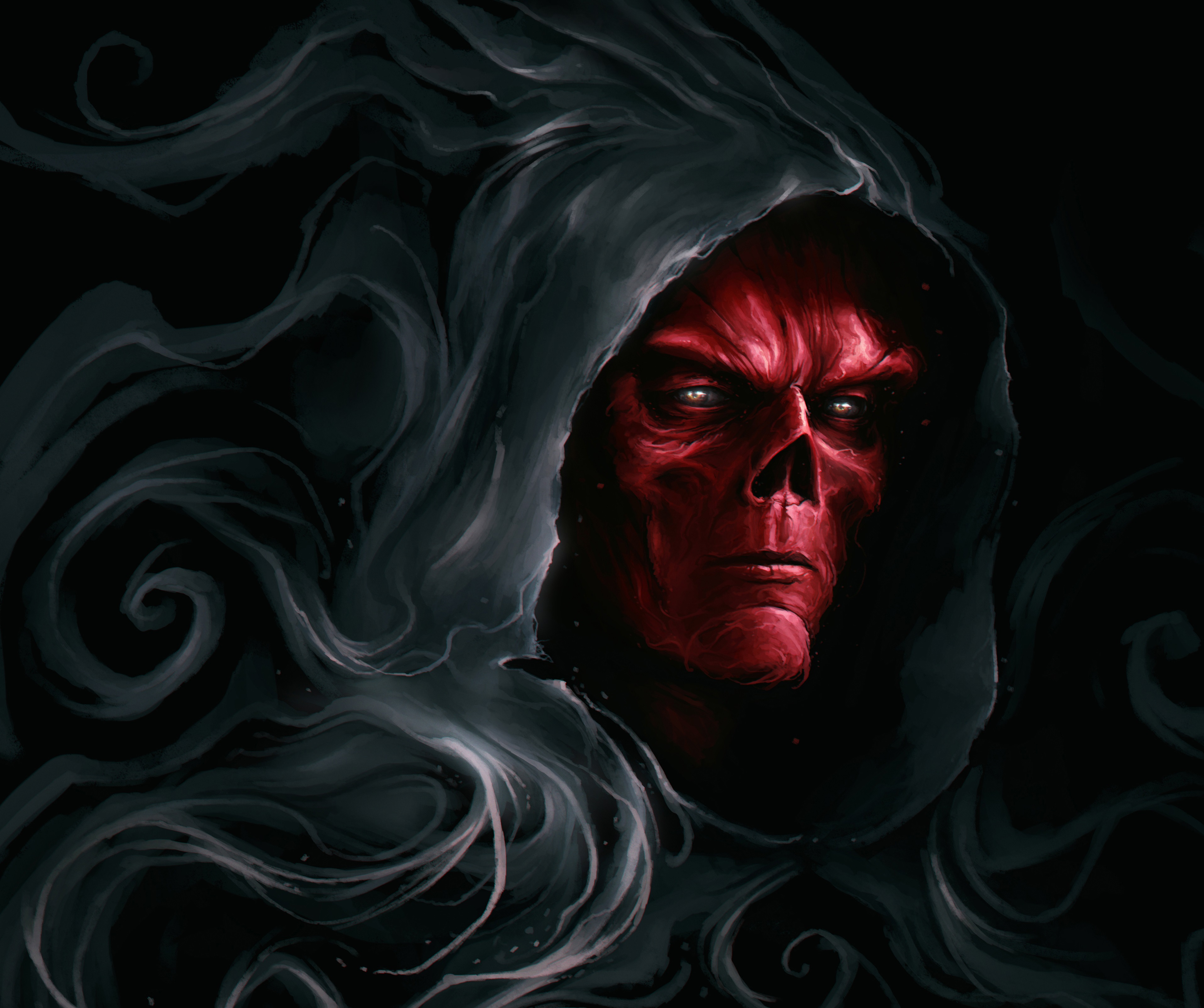 Red Skull Marvel Comics 3831x3207