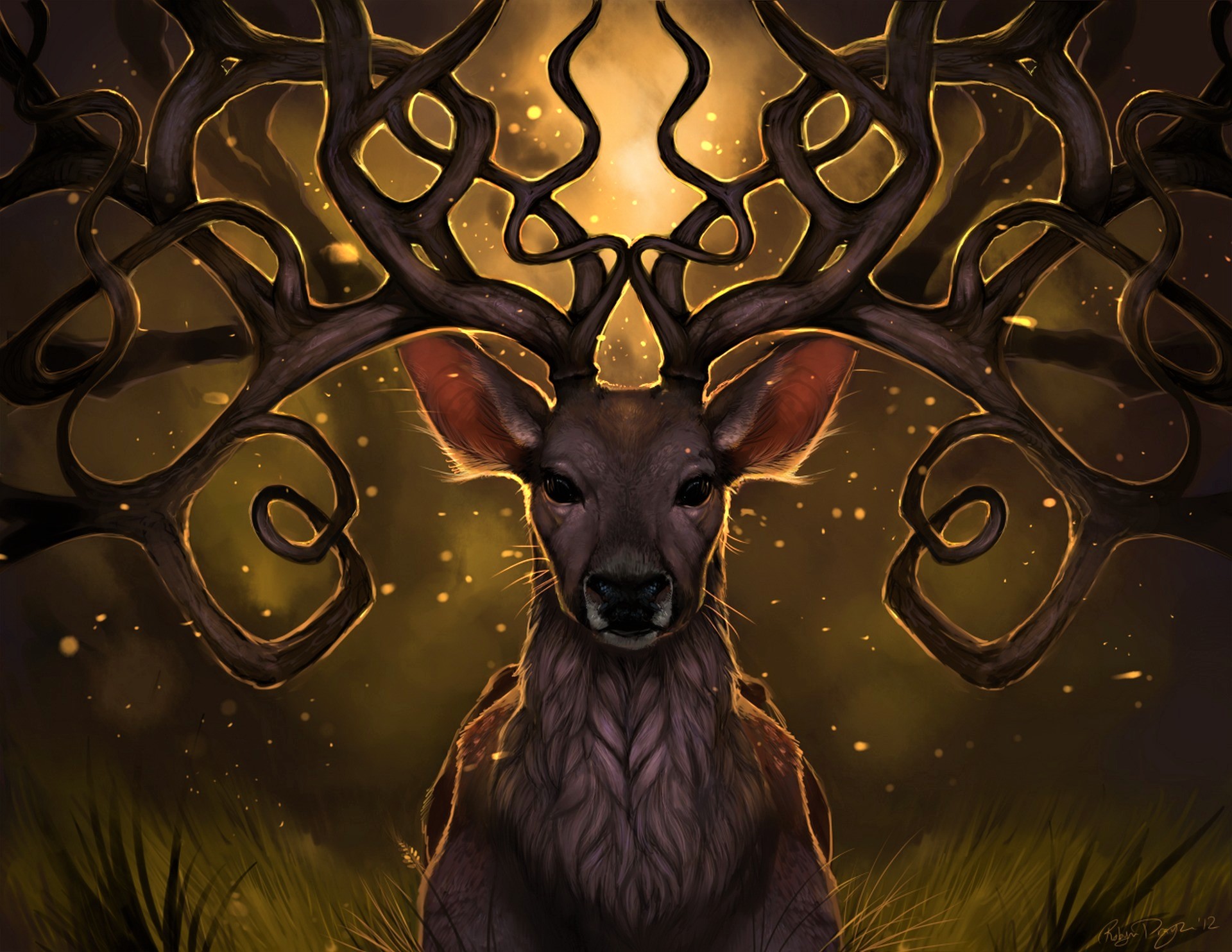 Antler Buck Deer Sparkles 1920x1484