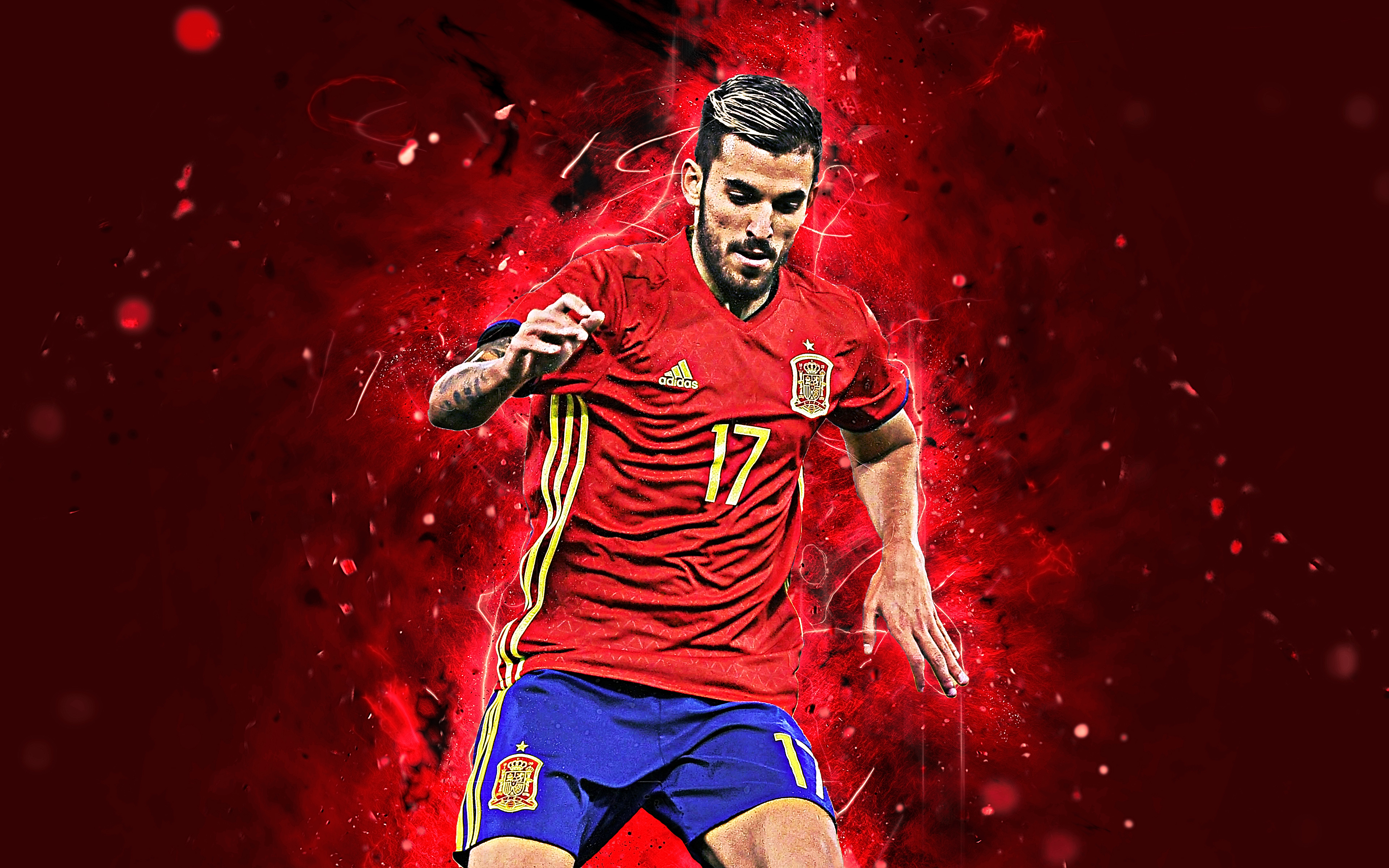 Dani Ceballos Soccer Spain National Football Team 3840x2400