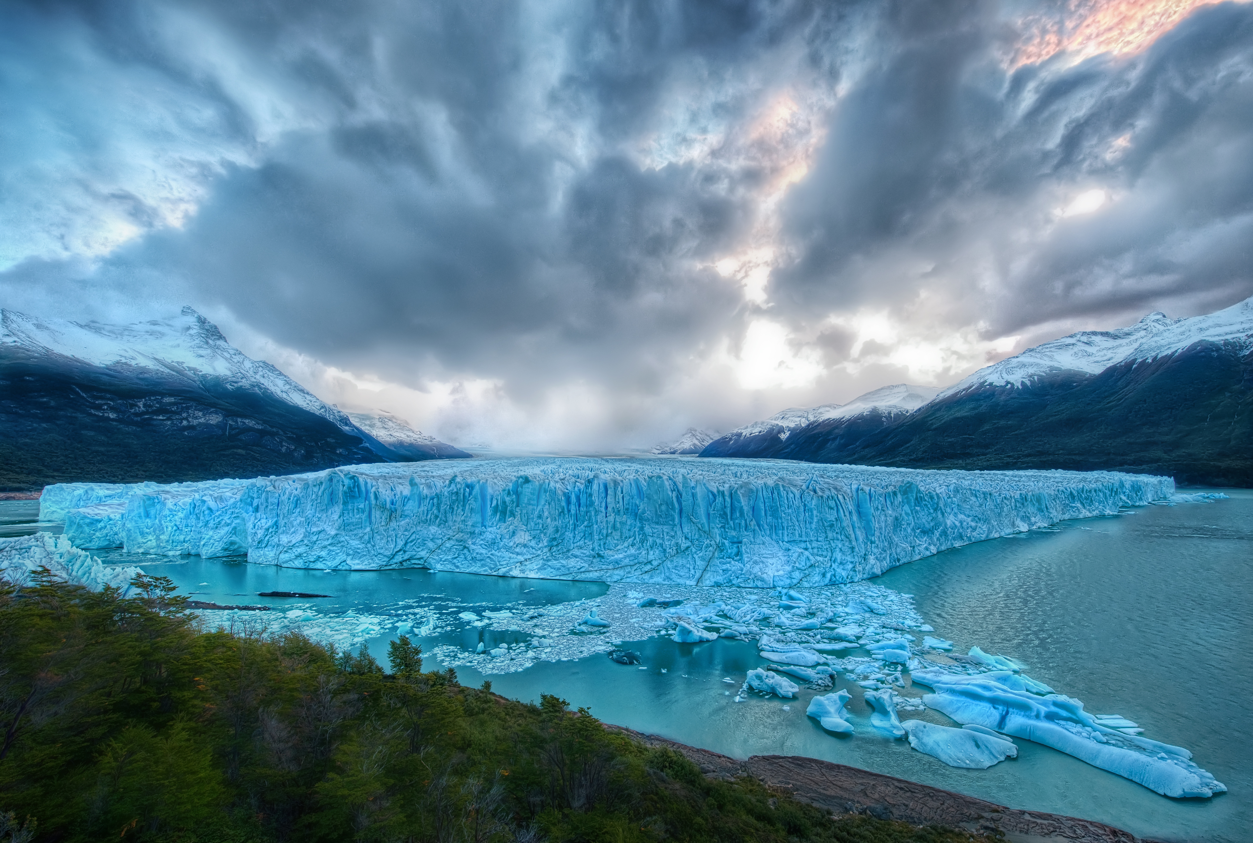 Glacier Ice Landscape Mountain Nature Patagonia Water 5000x3364