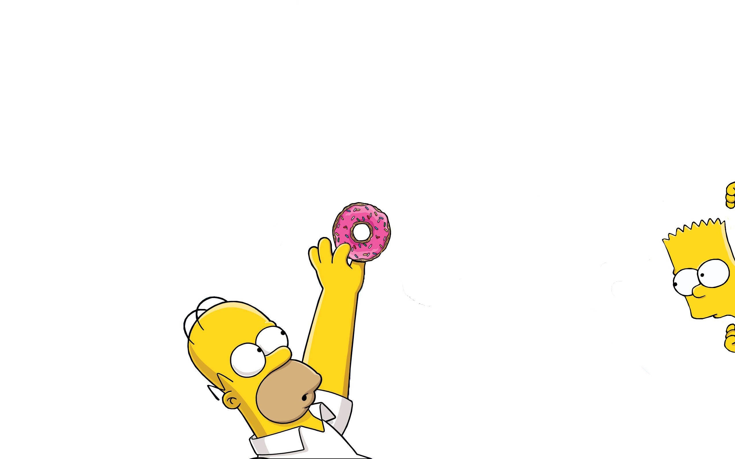 Bart Simpson Homer Simpson 2560x1600