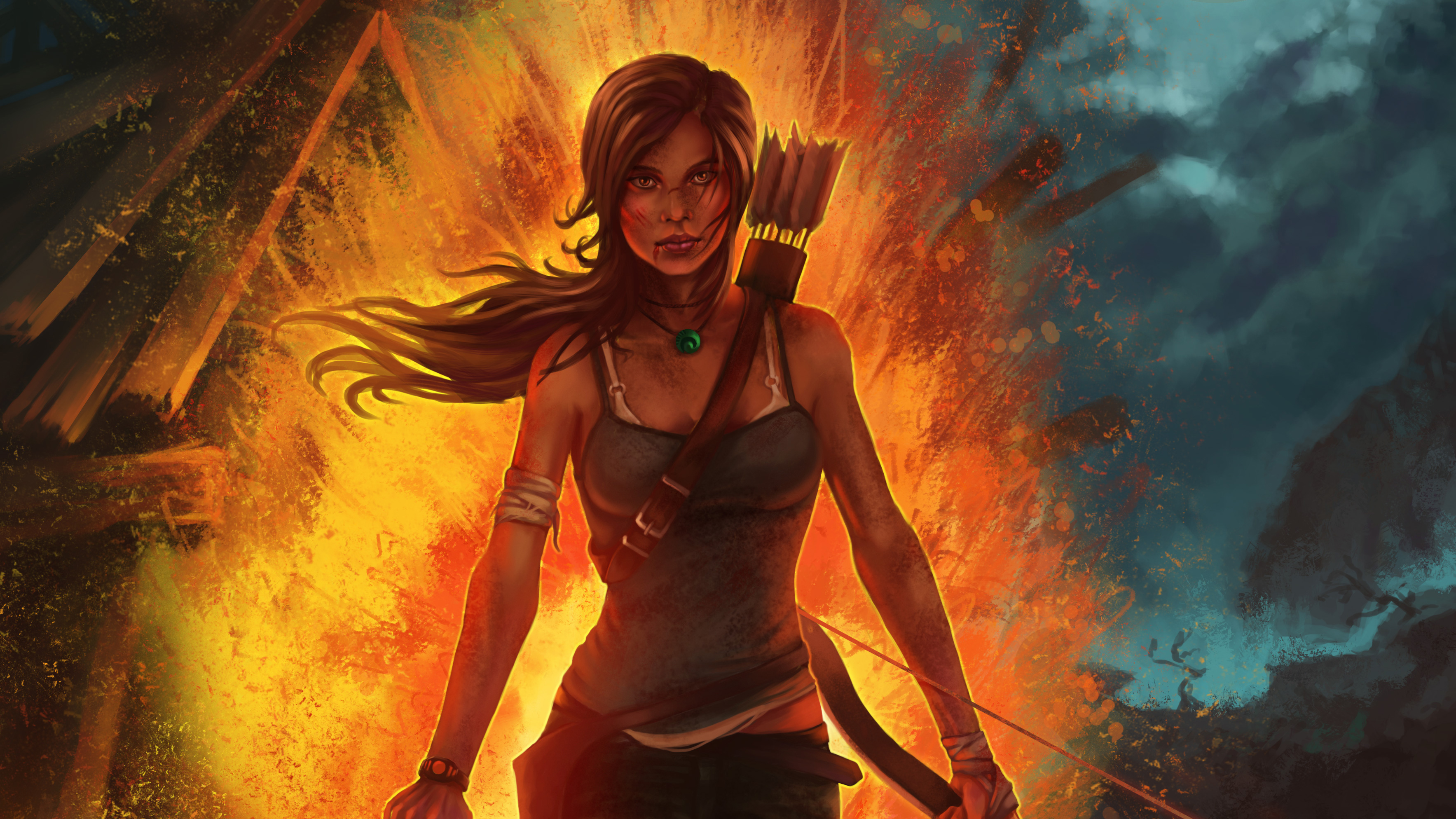 Lara Croft Tomb Raider 3534x1988