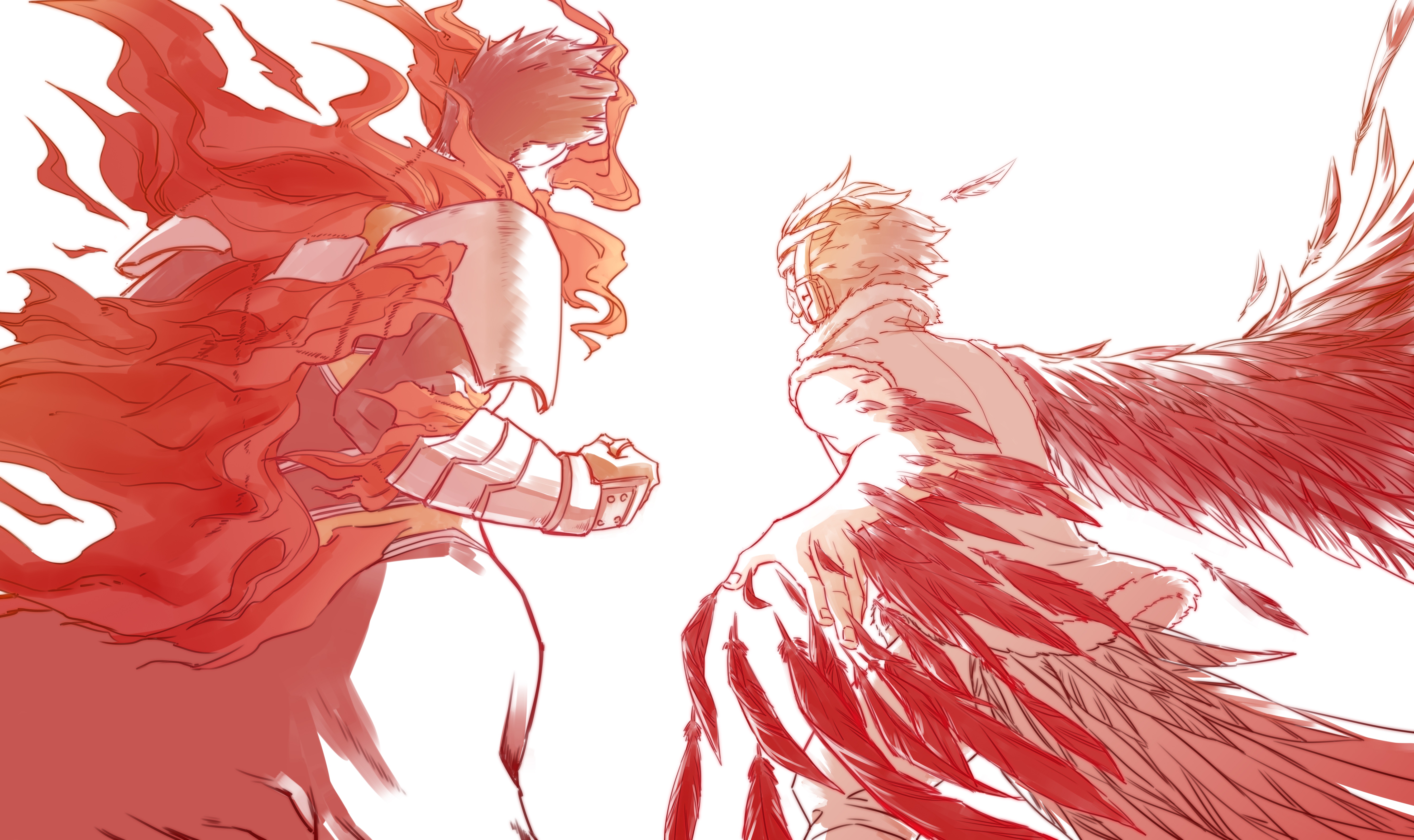 Endeavor Boku No Hero Academia Hawks Boku No Hero Academia 5952x3536