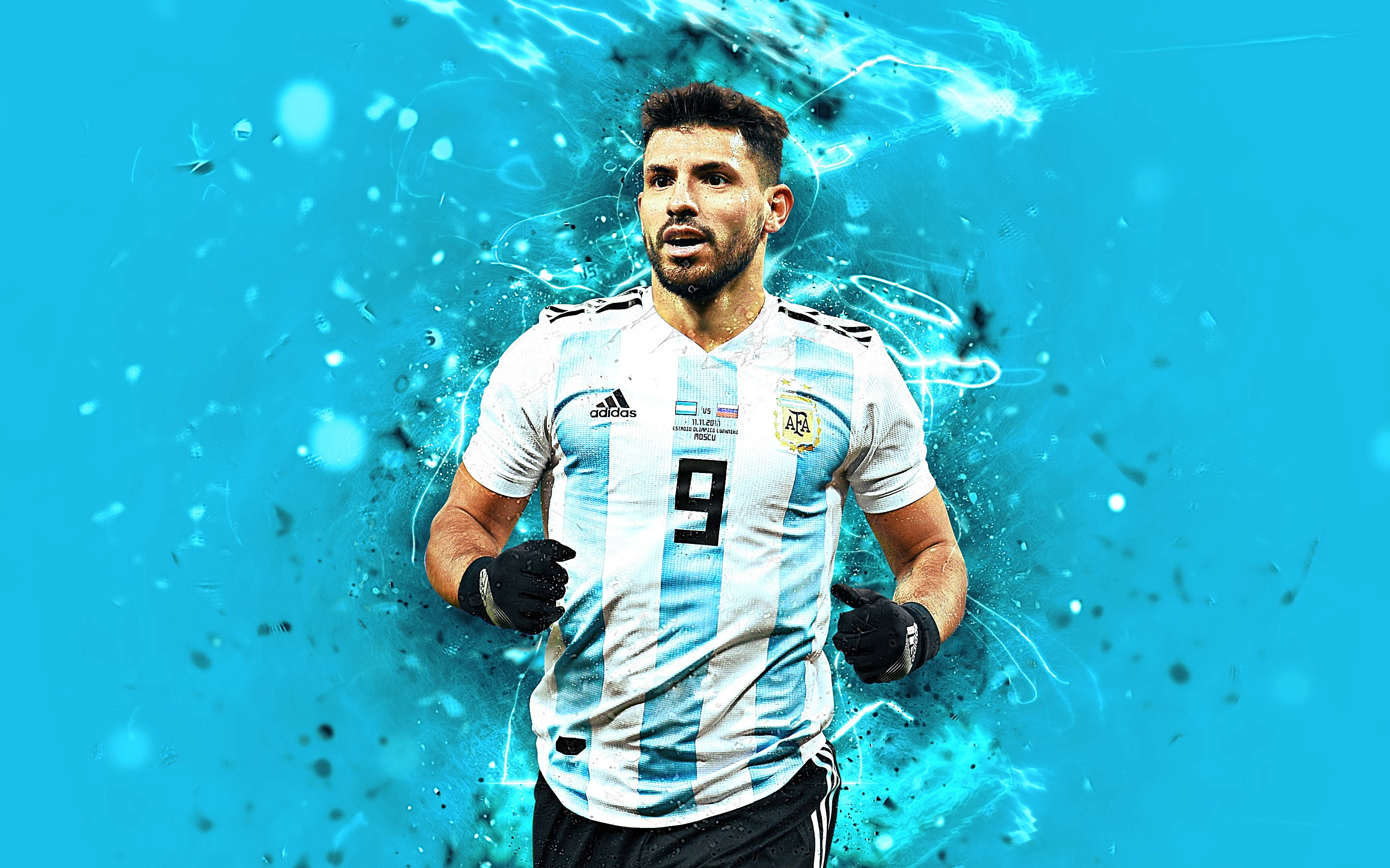Argentinian Kun Aguero Sergio Aguero Soccer 2880x1800