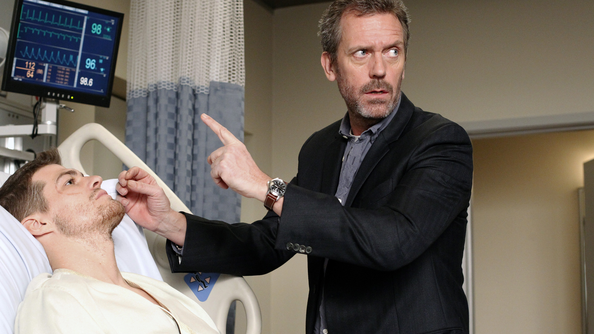 Gregory House Hugh Laurie 1920x1080