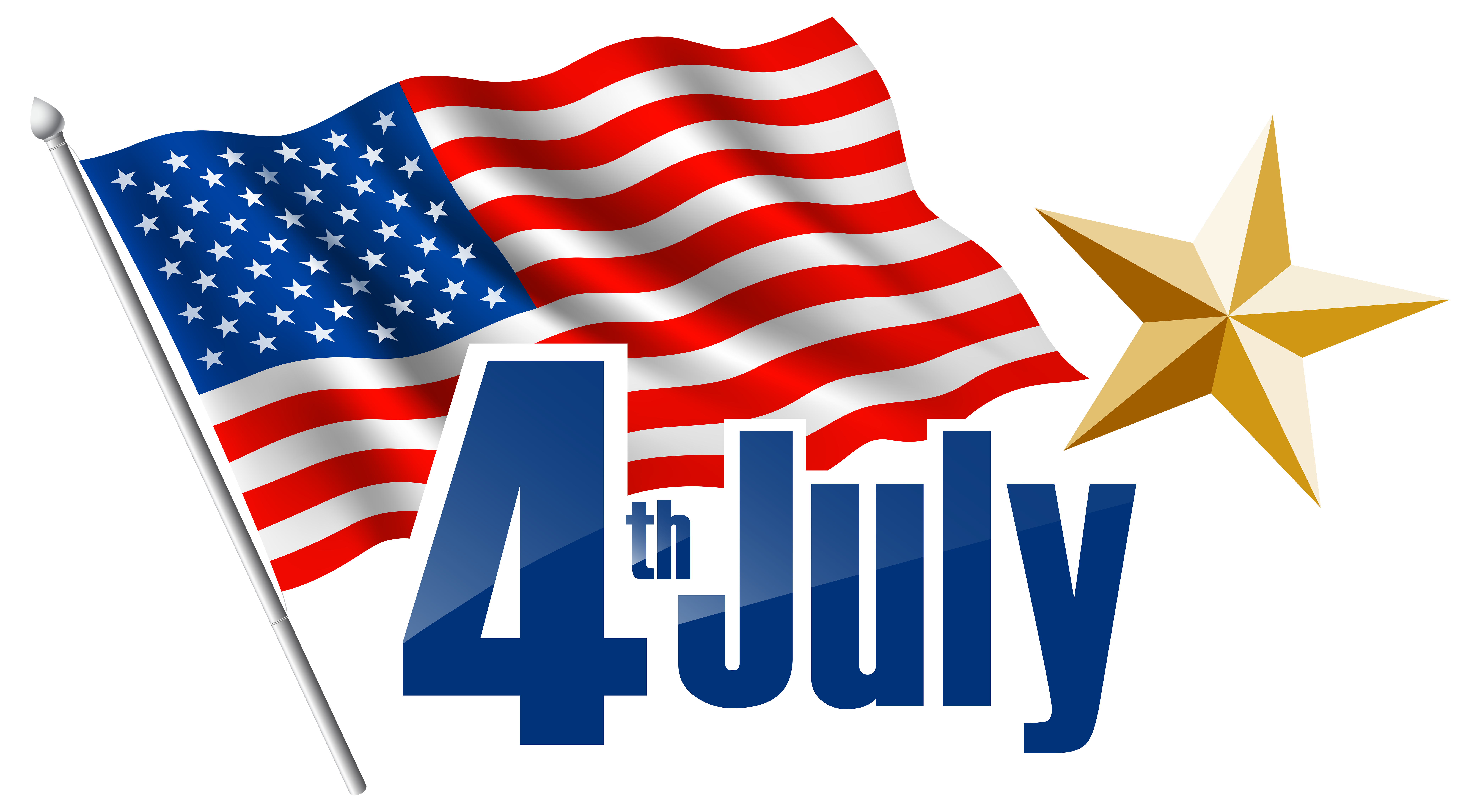 4th Of July American Flag Star 8342x4578