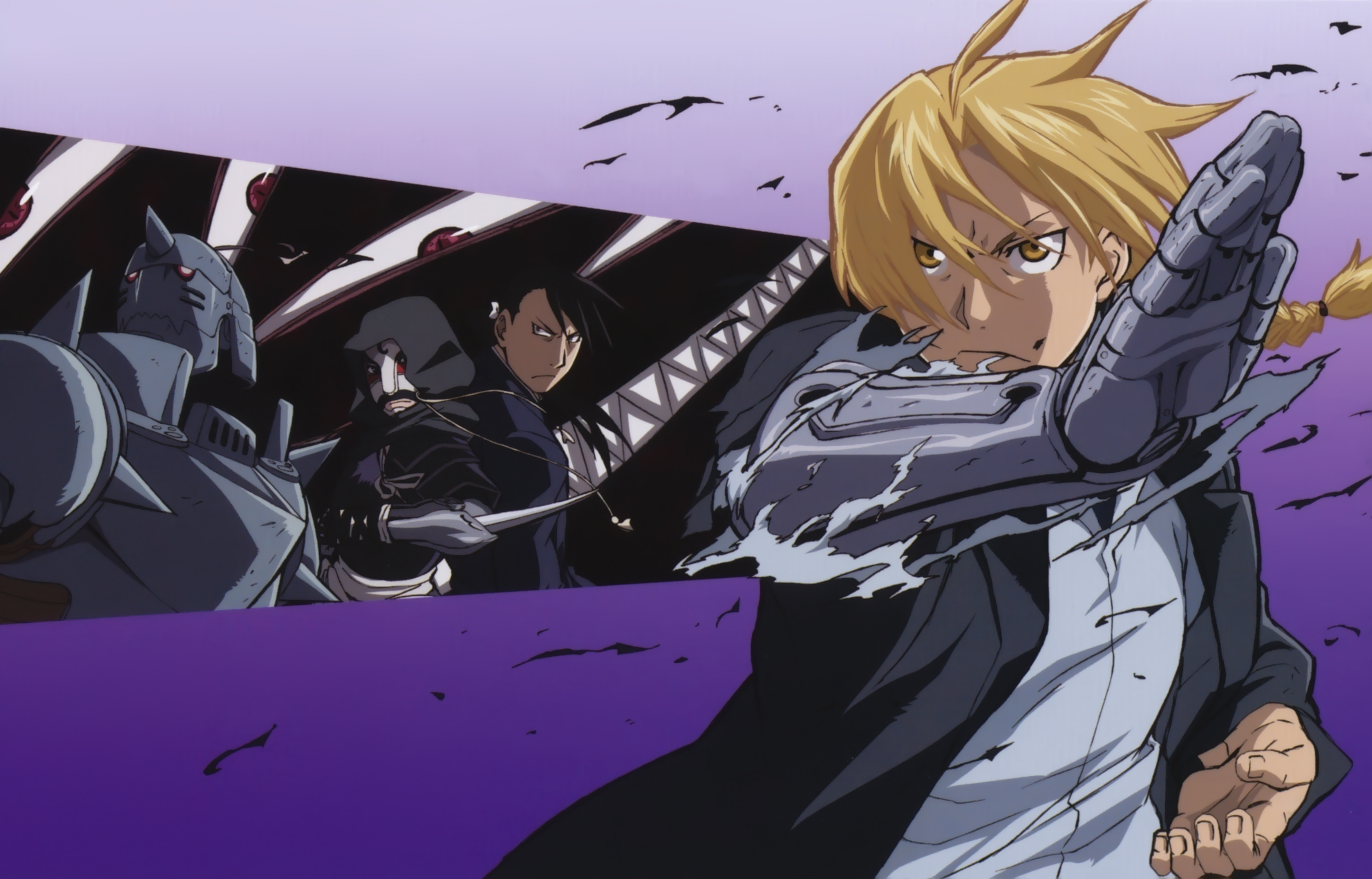 Alphonse Elric Edward Elric Lan Fan Ling Yao 3970x2544