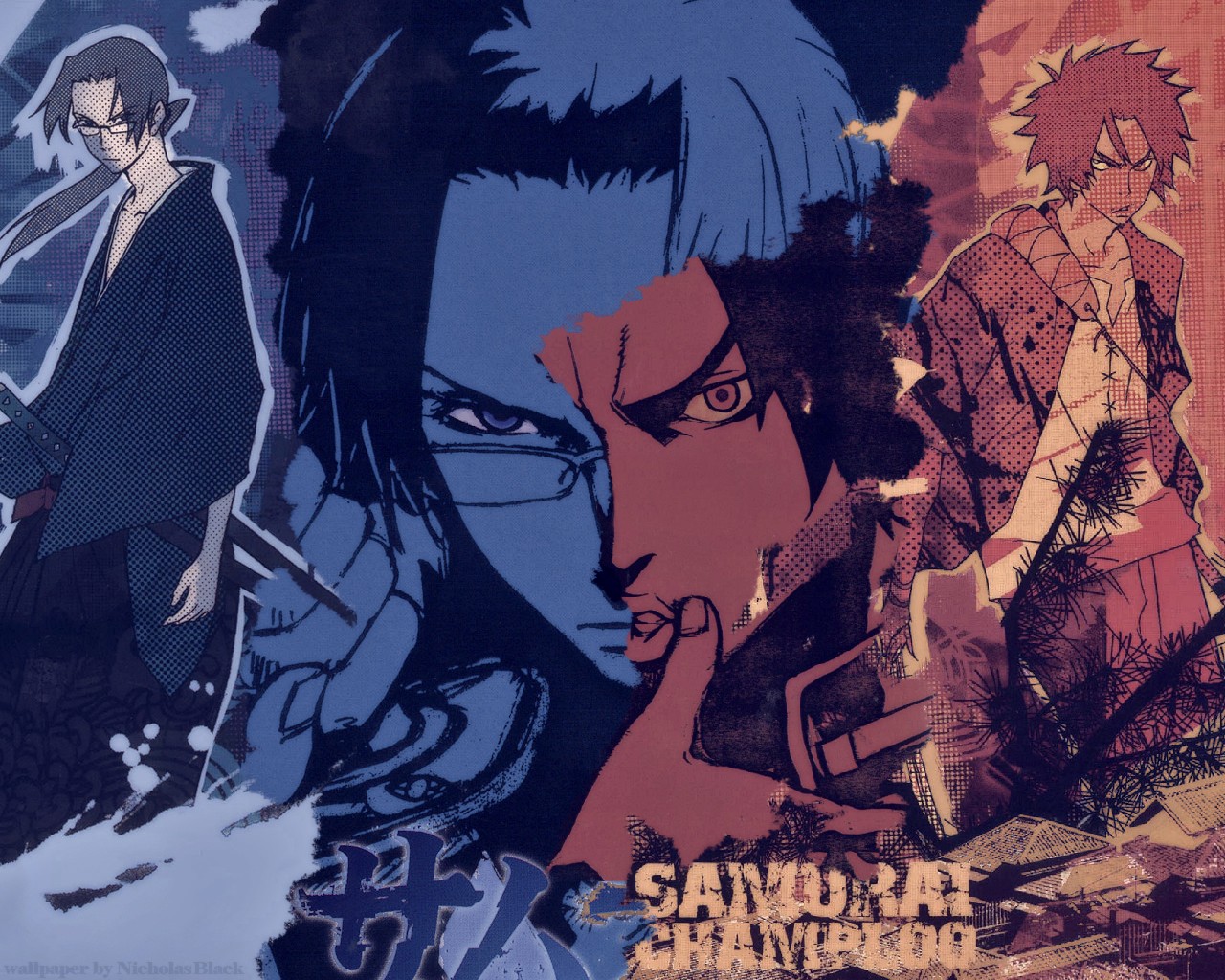 Anime Samurai Champloo 1280x1024