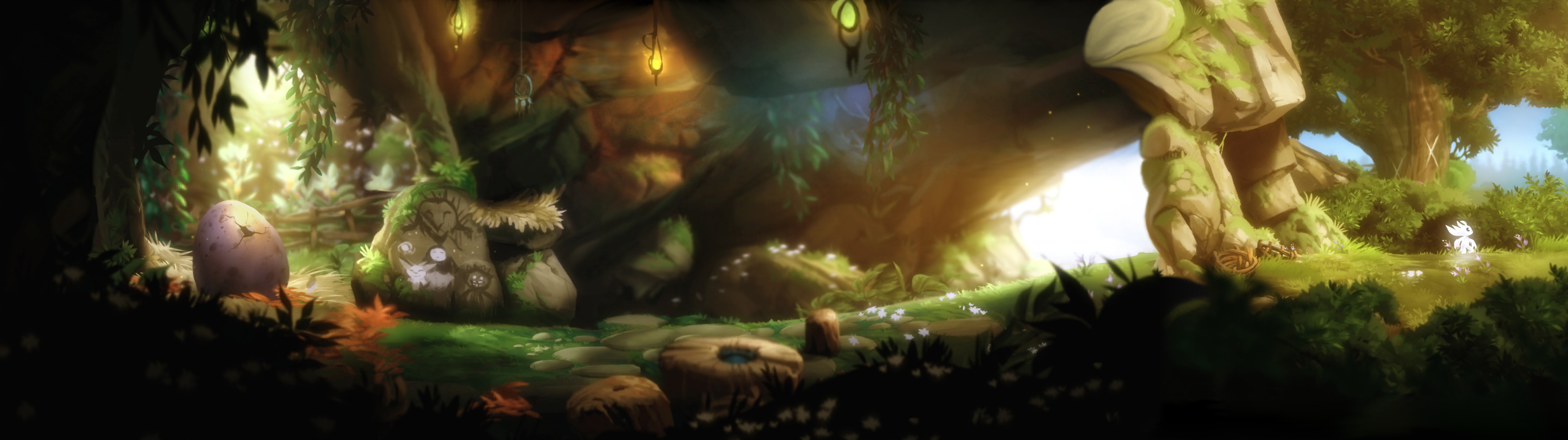 Video Game Ori And The Blind Forest 3840x1080