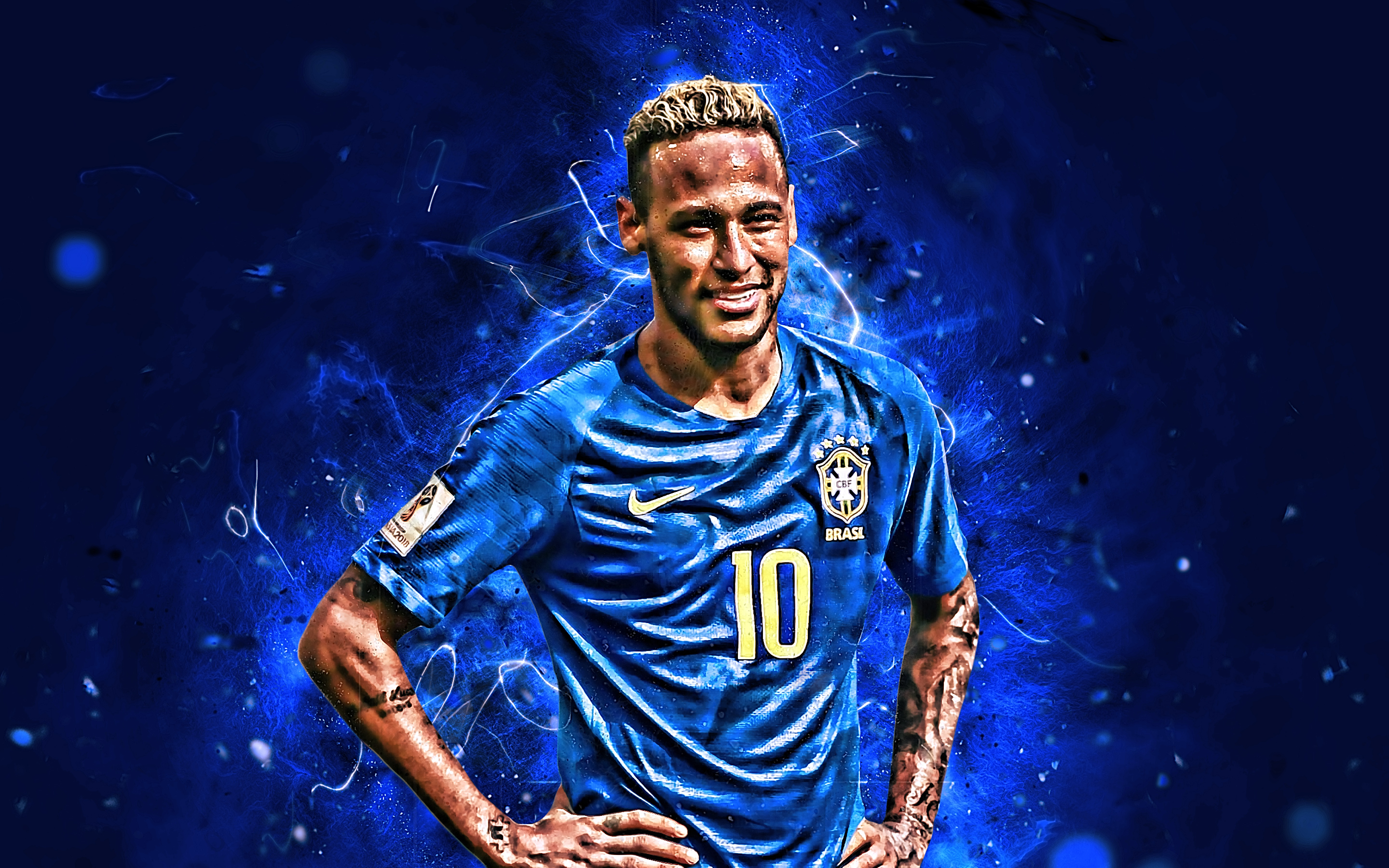 Brazilian Footballer Neymar Soccer 2880x1800