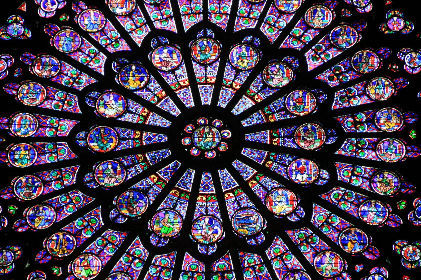 Cathedral Colors Design Notre Dame De Paris Stained Glass 1600x1067