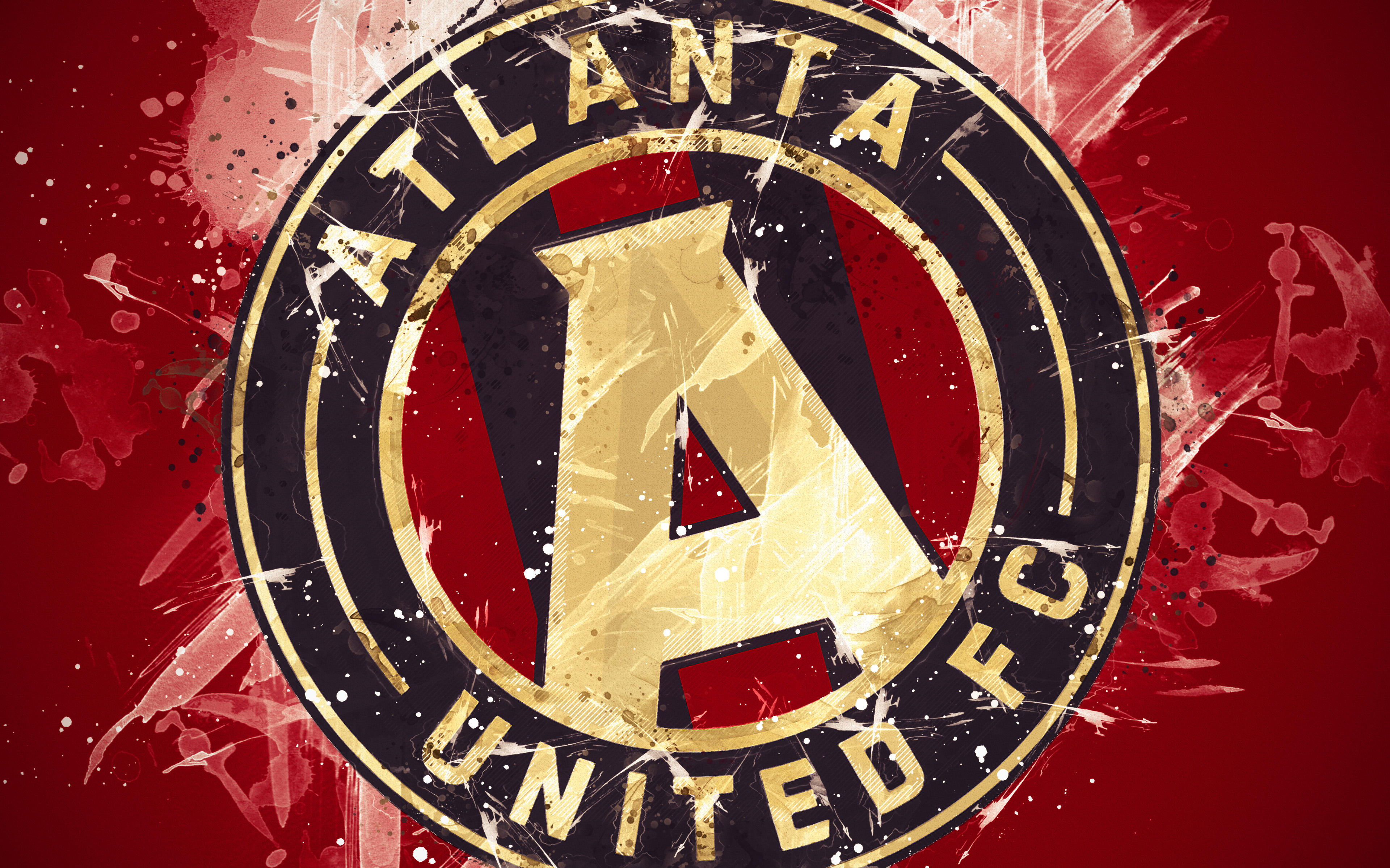 Atlanta United Fc Logo Mls Soccer 3840x2400