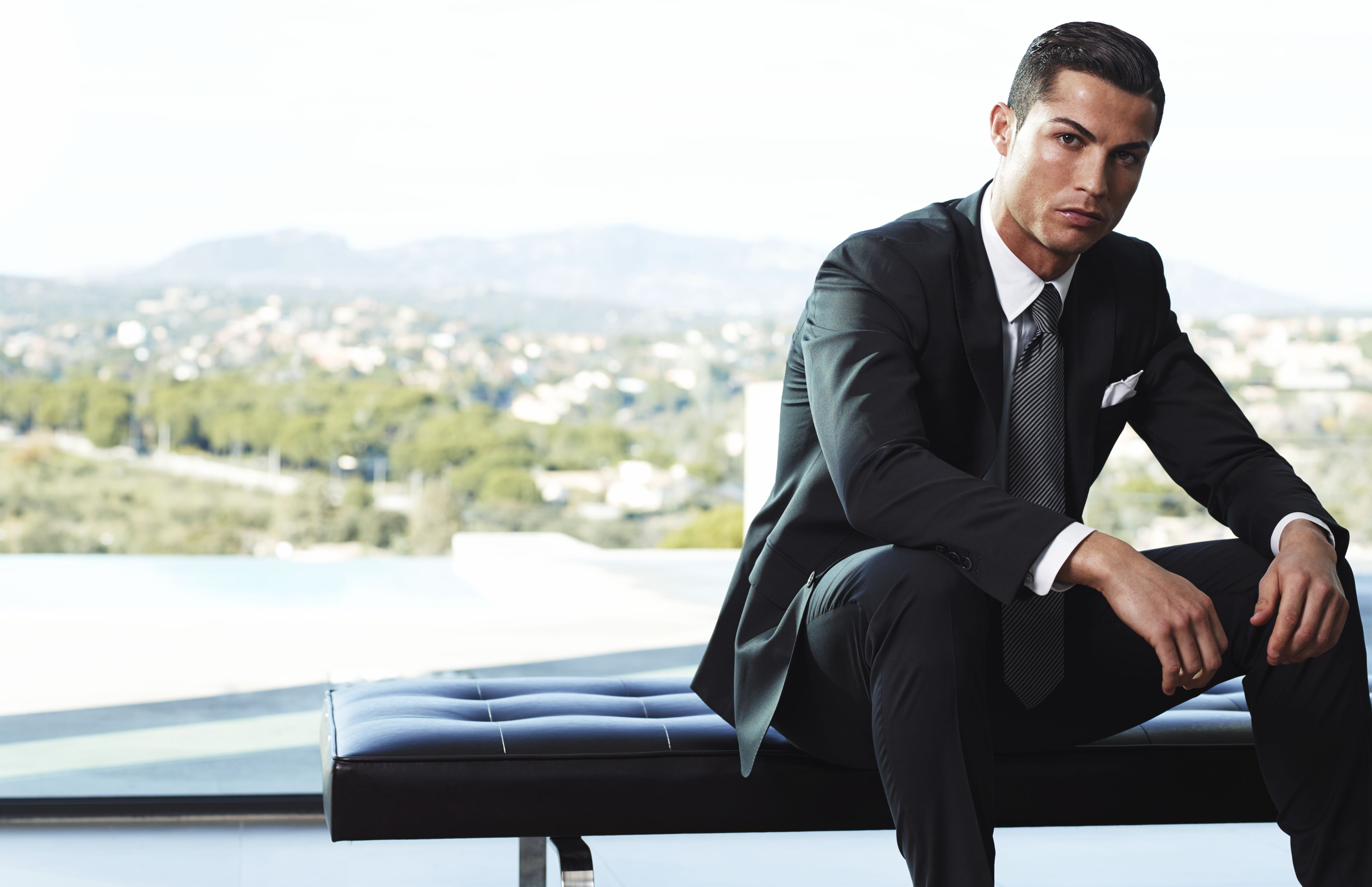 Cristiano Ronaldo Portuguese Soccer Suit 4096x2650