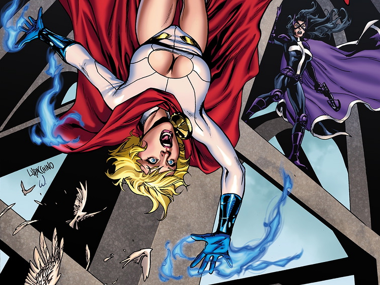 Huntress Dc Comics Power Girl 1280x960