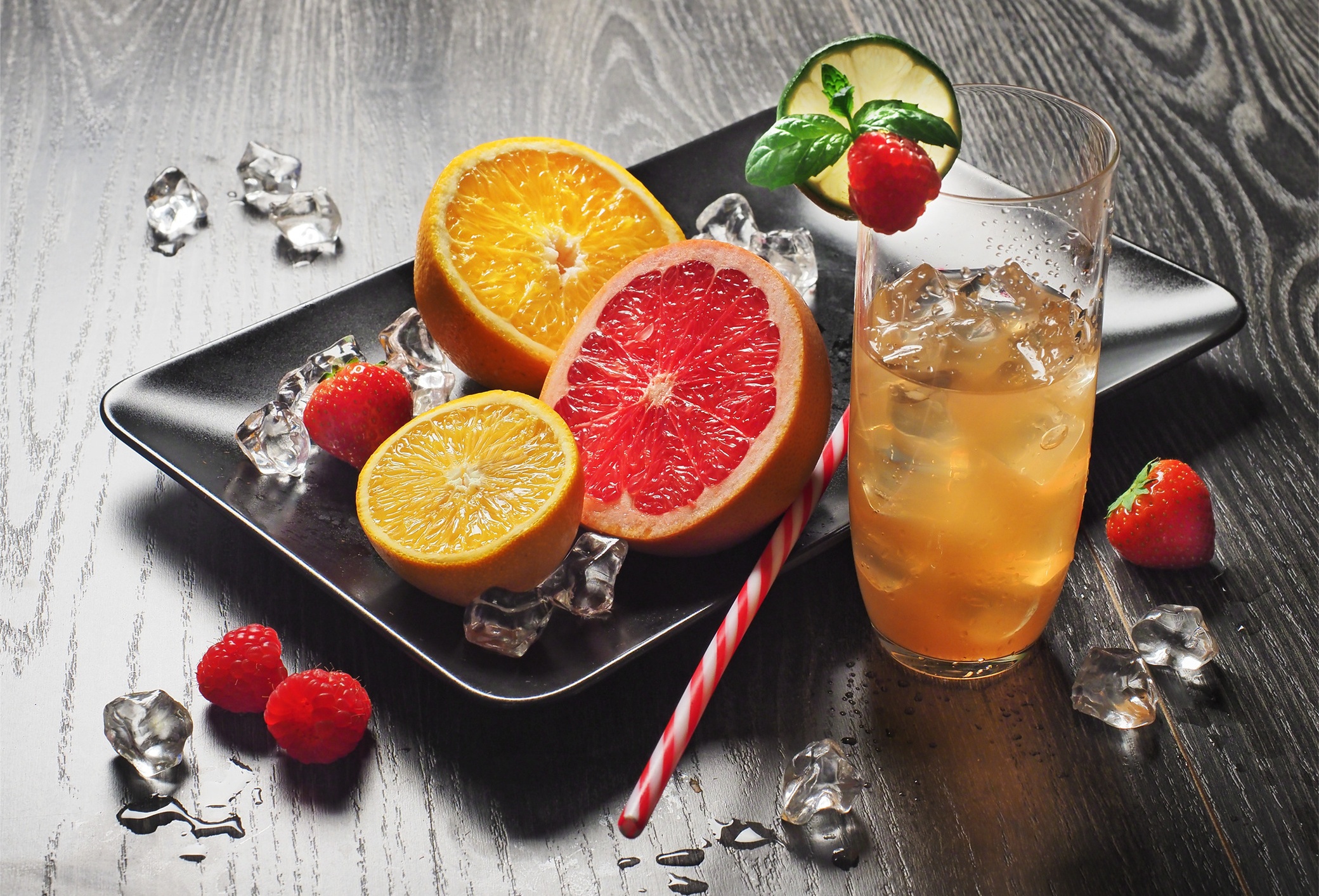 Drink Grapefruit Lemonade Orange Fruit 2080x1413
