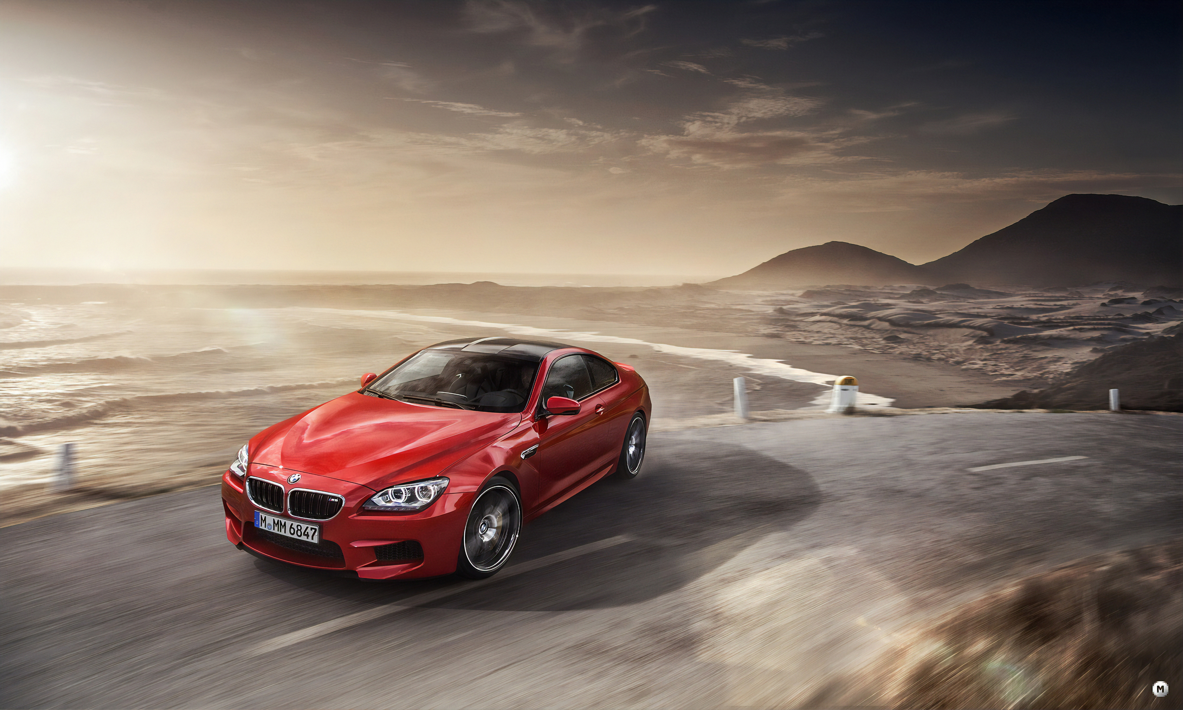 Bmw Bmw M6 Car Luxury Car Red Car Vehicle 3840x2304