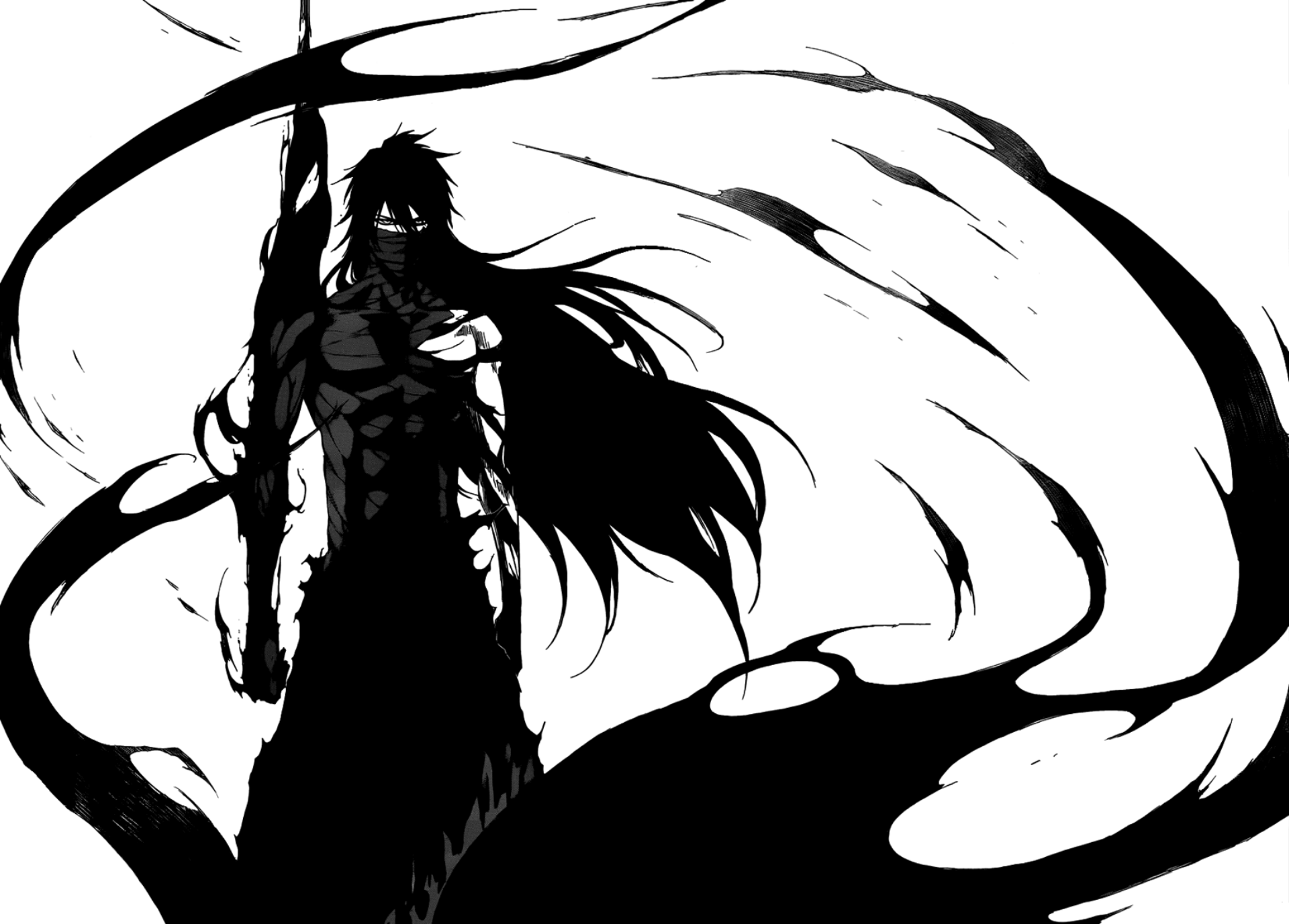 Anime Bankai Black Hair Bleach Boy Ichigo Kurosaki Long Hair 1920x1377