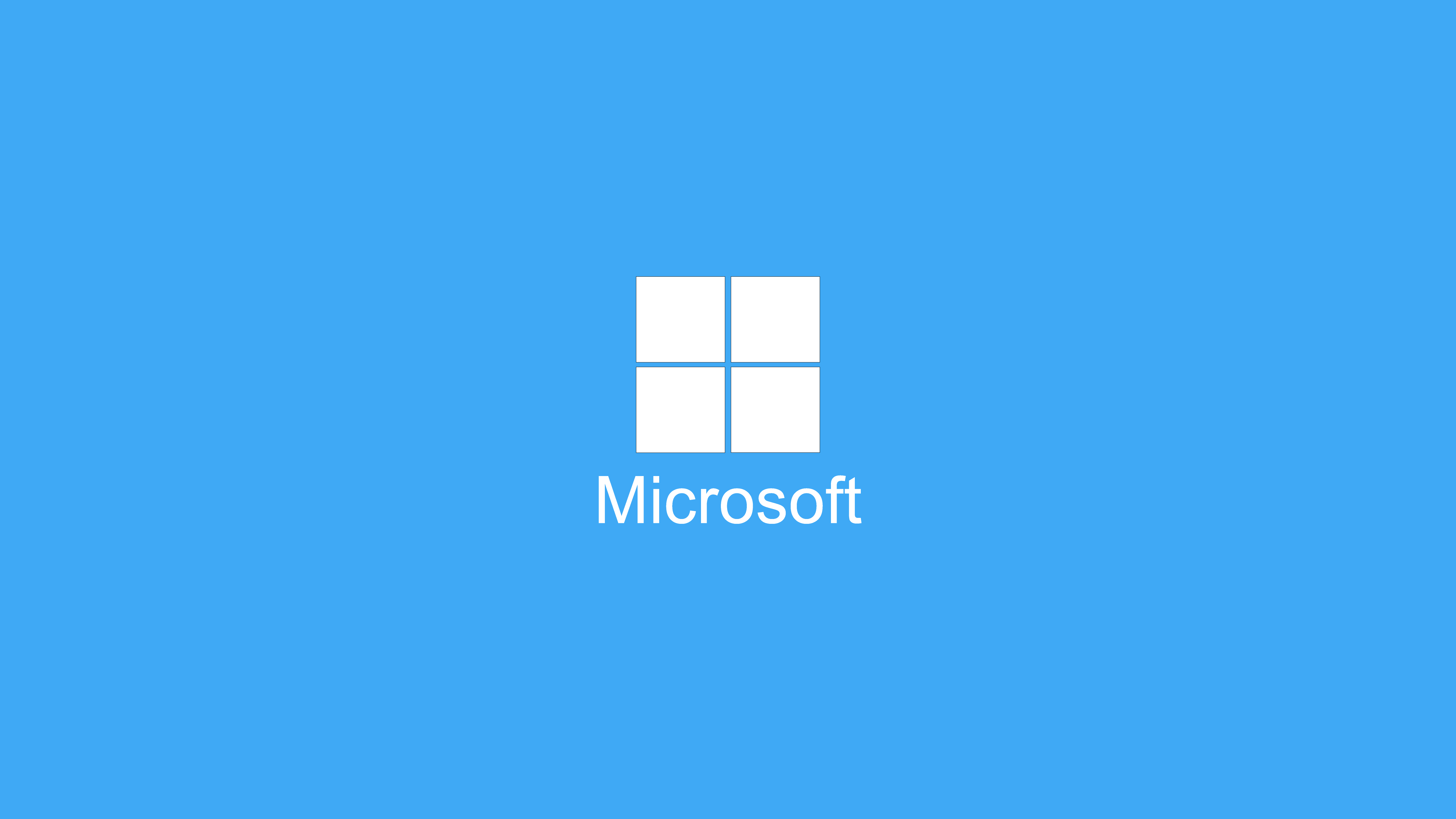 Logo Microsoft Minimalist 5120x2880