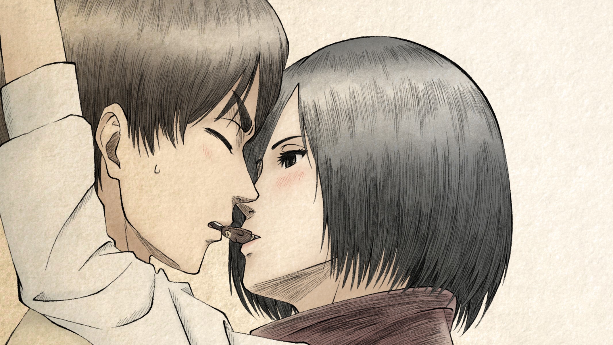 eren x mikasa wallpaper