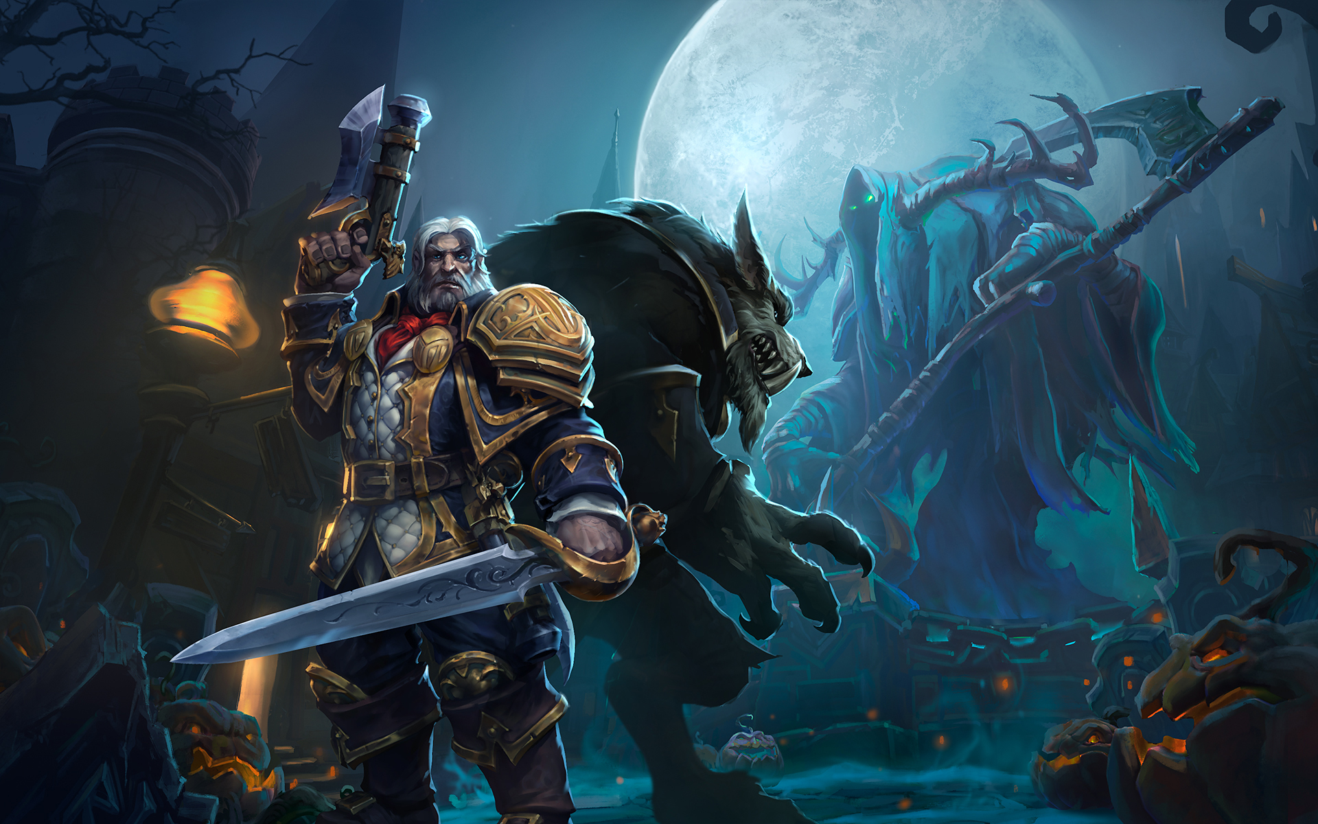 Blizzard Entertainment Genn Greymane Heroes Of The Storm Worgen World Of Warcraft 1920x1200