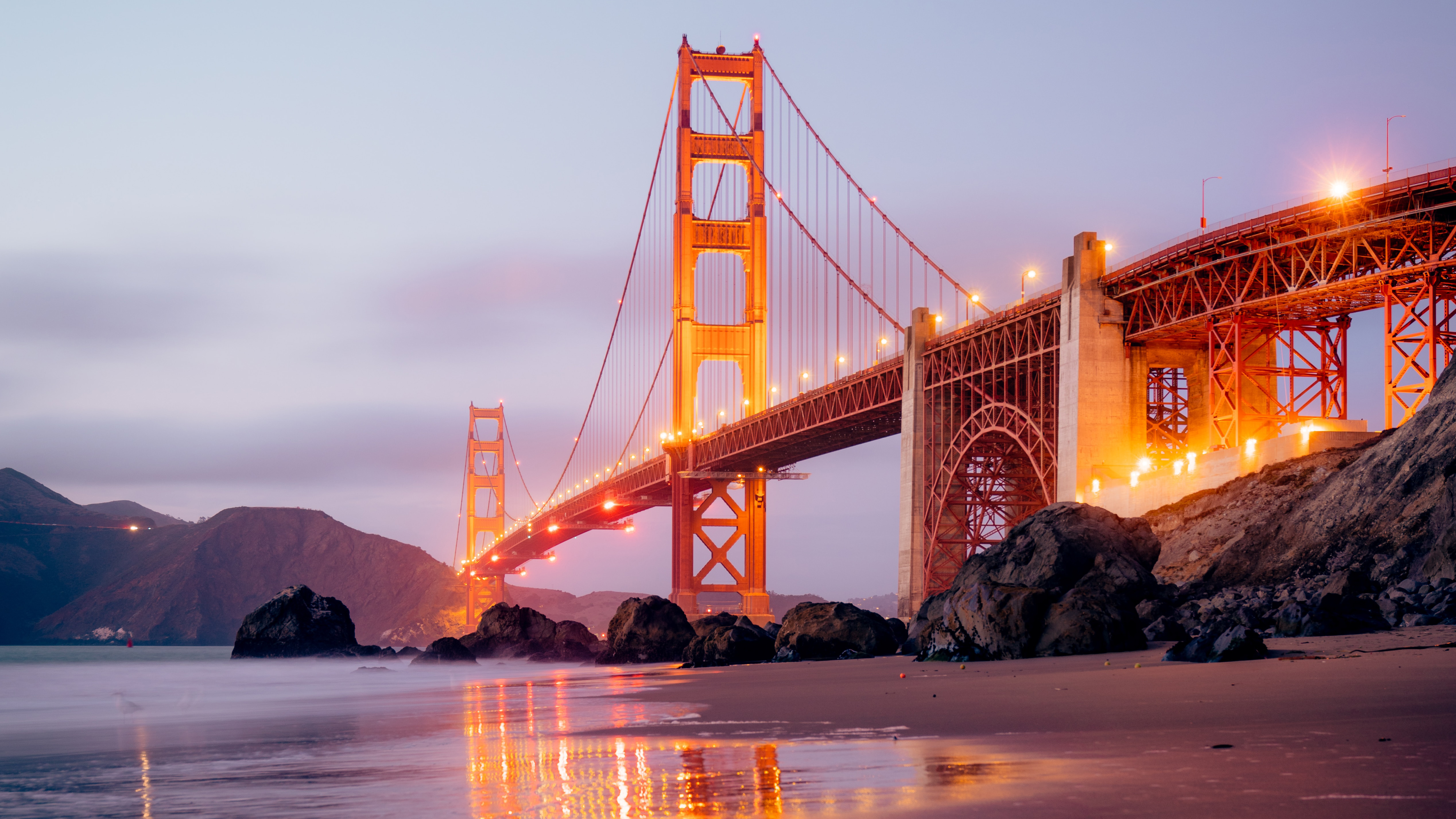 Bridge Golden Gate San Francisco 5120x2880