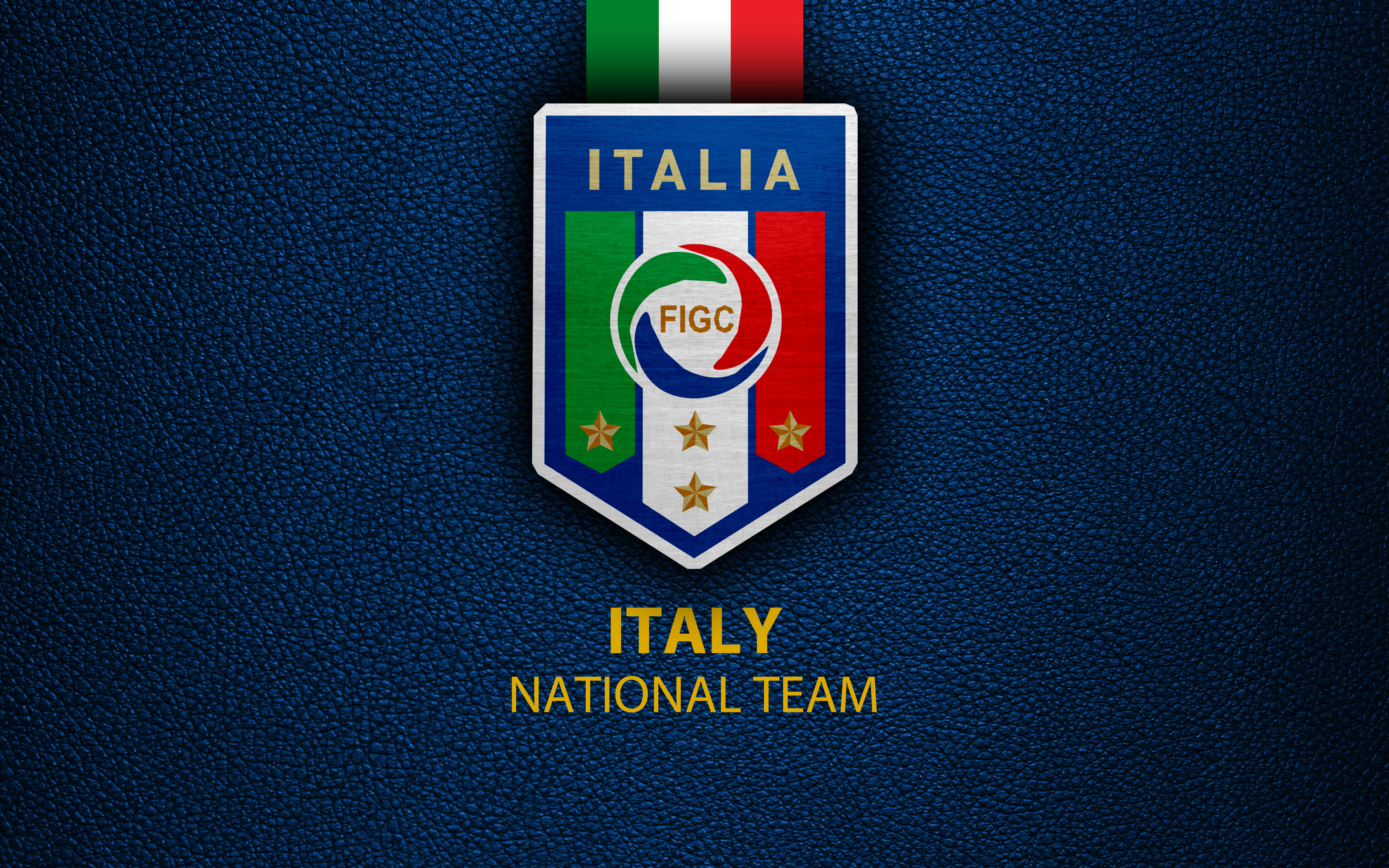 Emblem Italy Logo Soccer 3840x2400