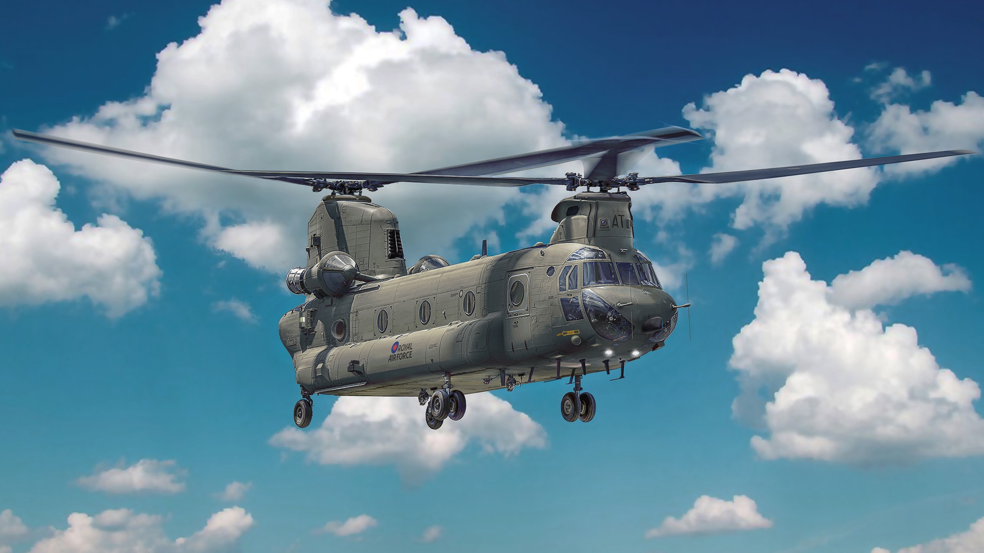 Aircraft Boeing Ch 47 Chinook Helicopter Transport Aircraft 1920x1080
