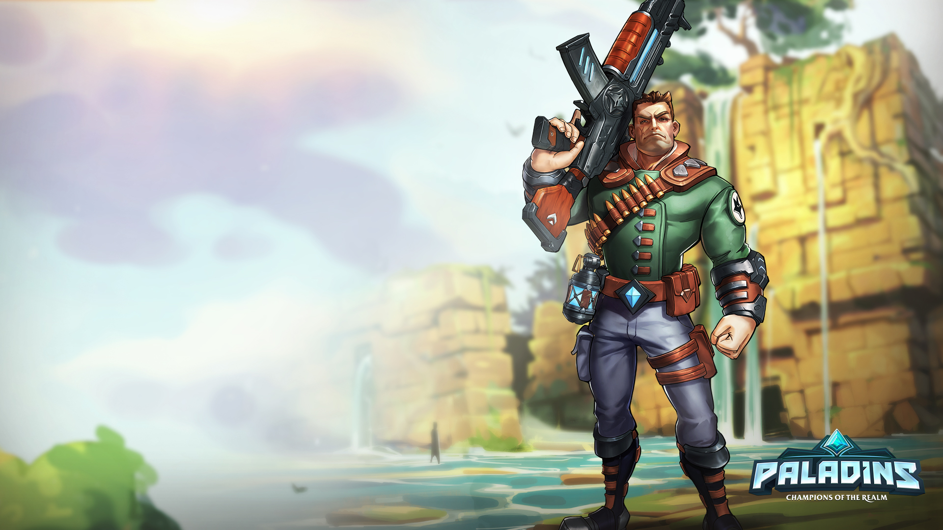 Paladins Video Game Viktor Paladins 1920x1080