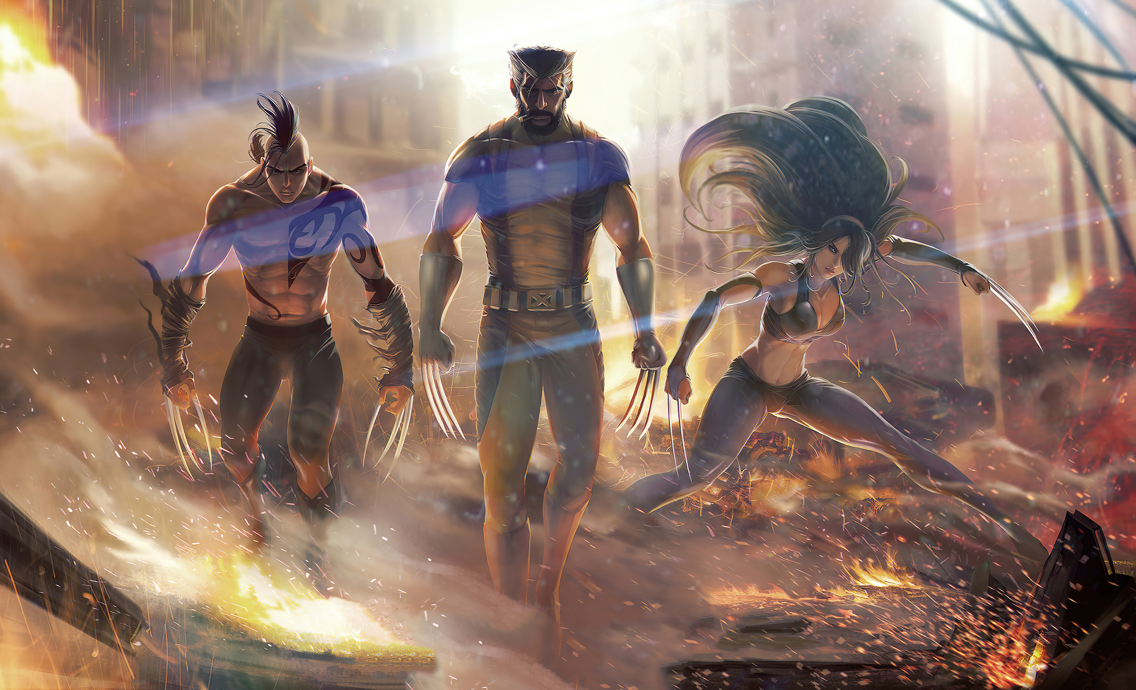 Marvel Comics Wolverine X 23 X Men 3840x2334