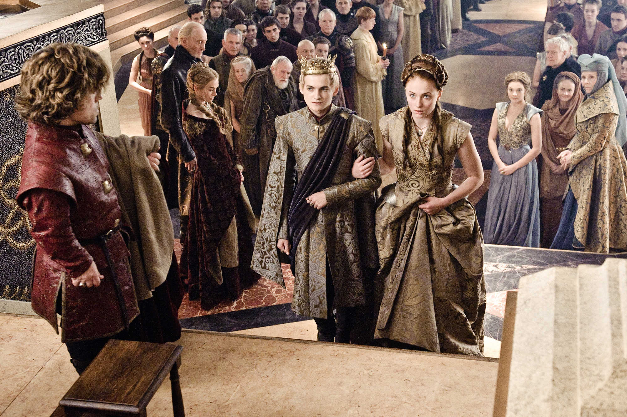 Cersei Lannister Joffrey Baratheon Lord Varys Margaery Tyrell Olenna Tyrell Pycelle Game Of Thrones  2000x1331