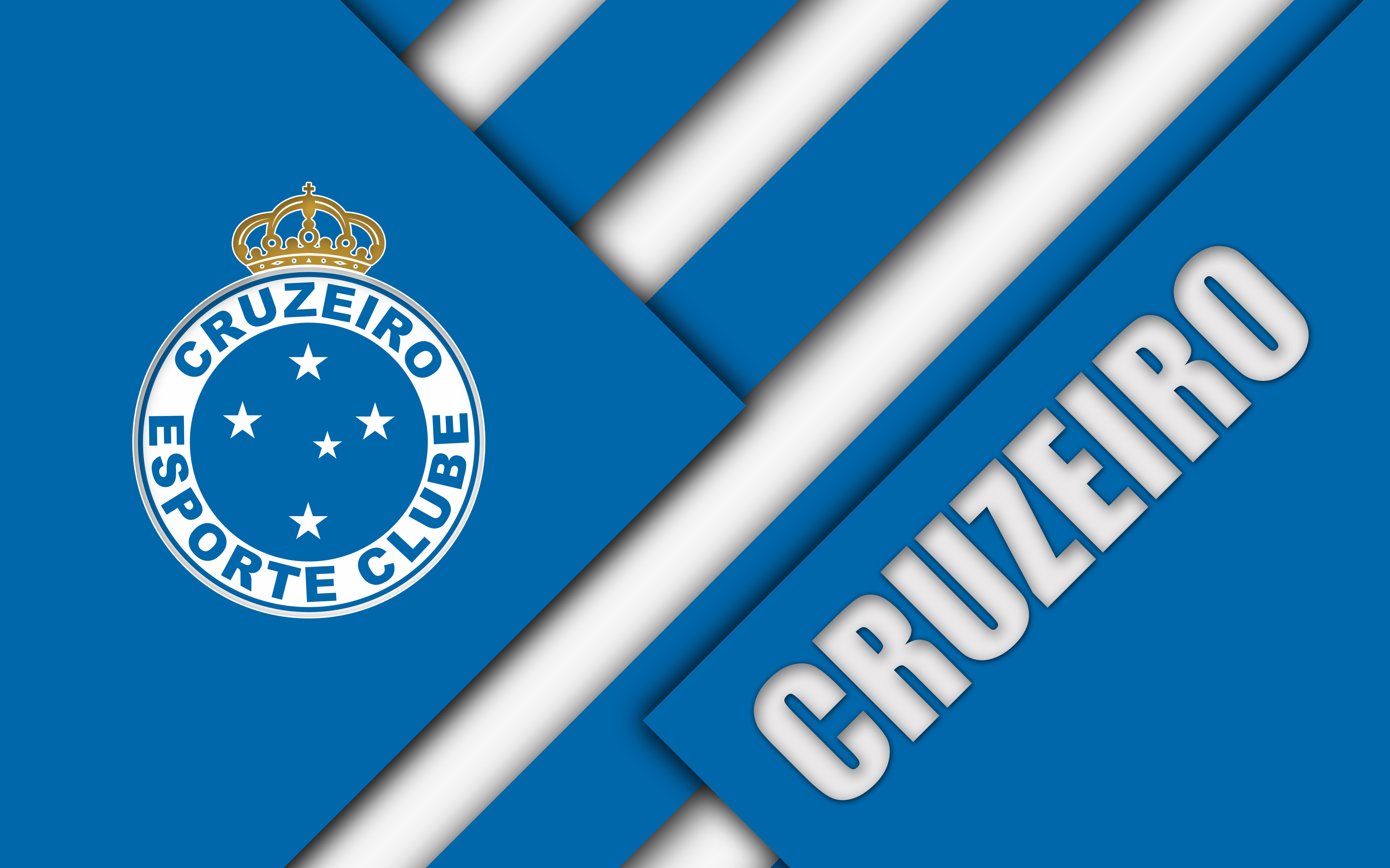 Cruzeiro Esporte Clube Emblem Logo Soccer 3840x2400