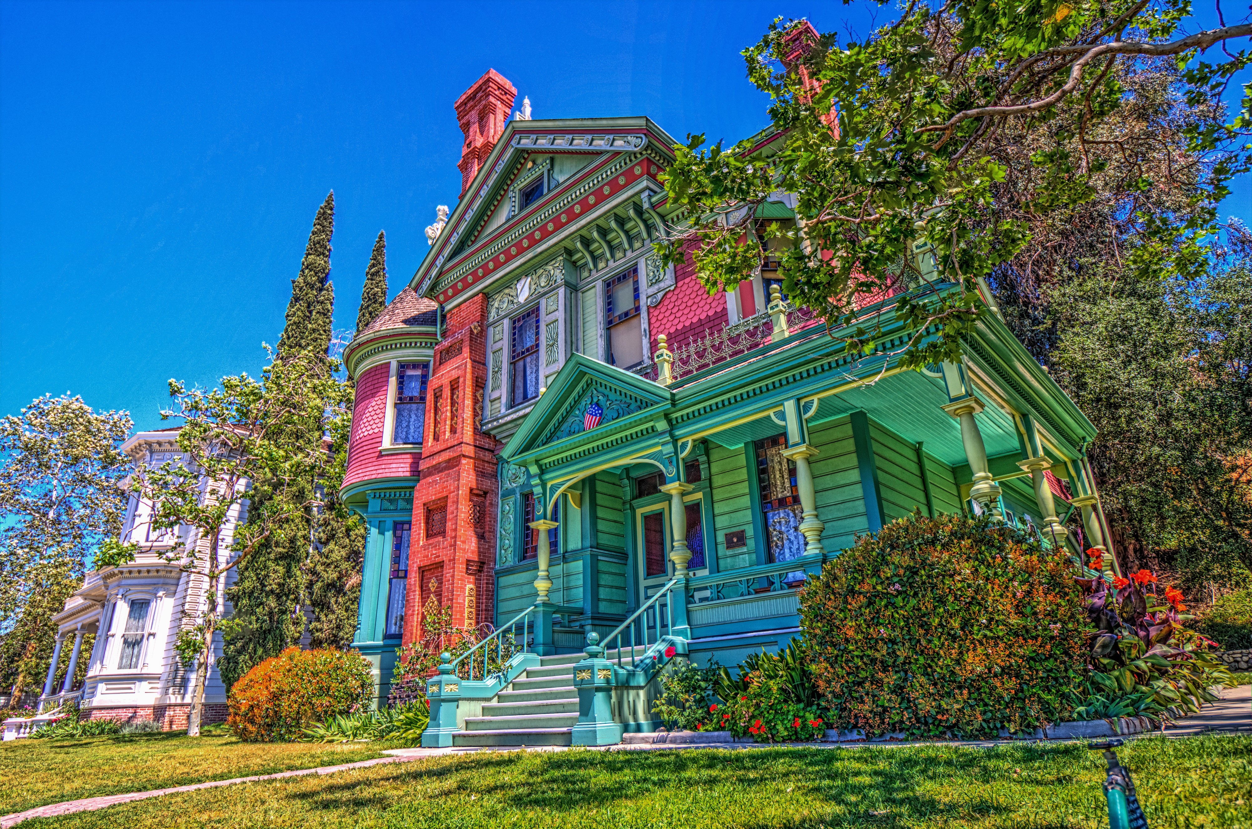 Colorful Colors Hdr House Victorian Vintage 4000x2650