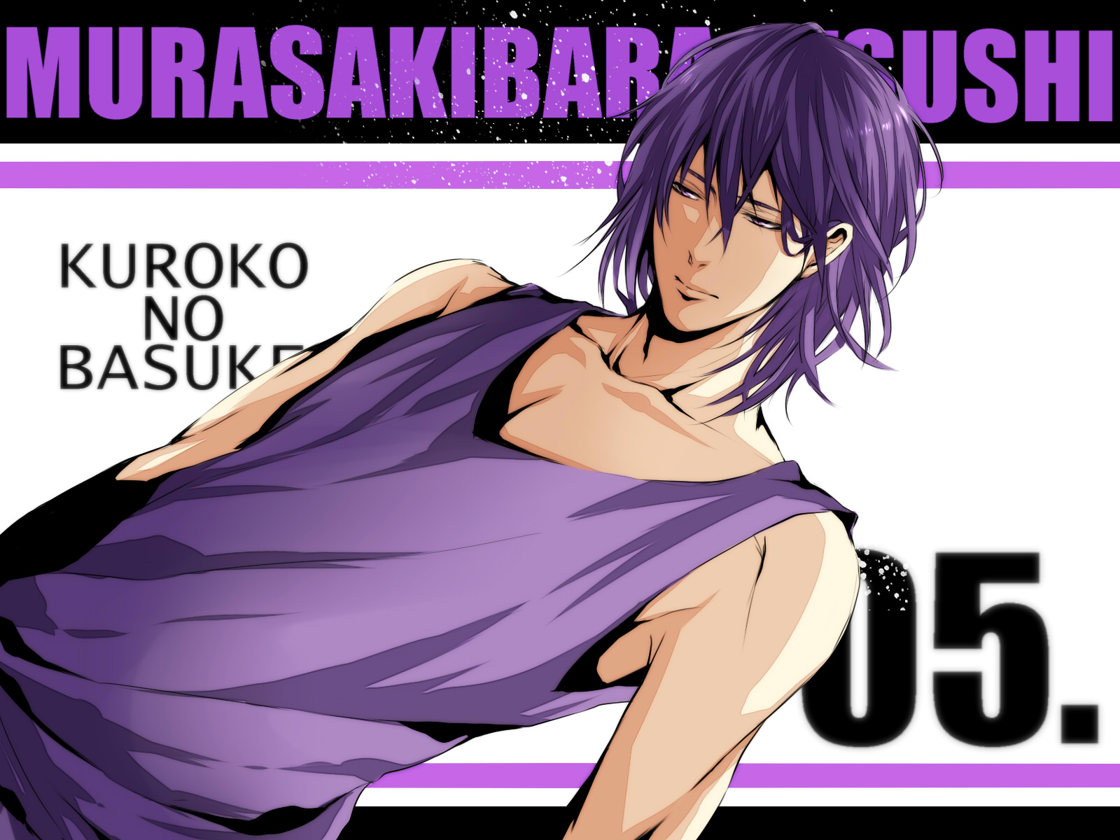 Atsushi Murasakibara Basketball Boy Purple Hair 1600x1200