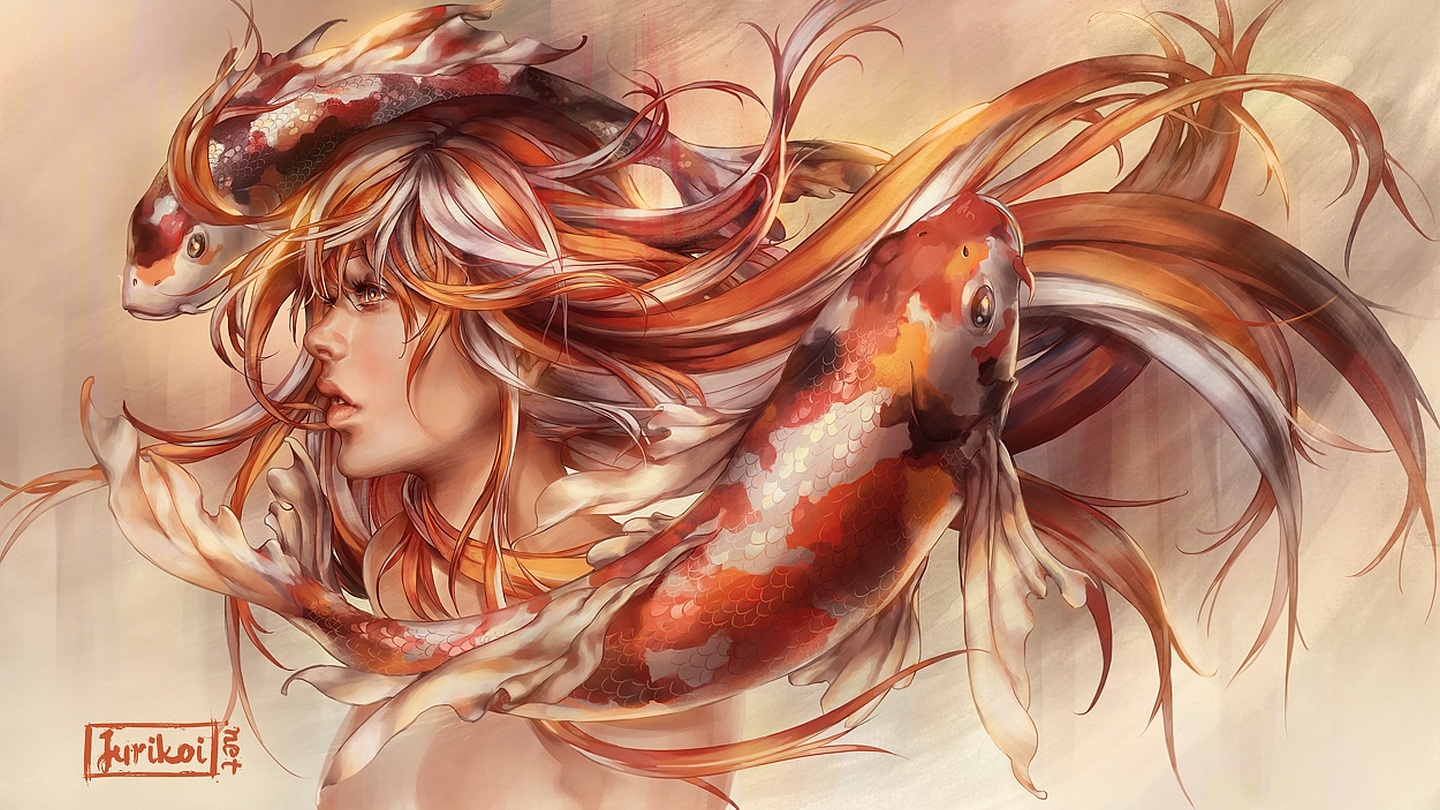 Carp Fish Koi Koi Carp 1440x810