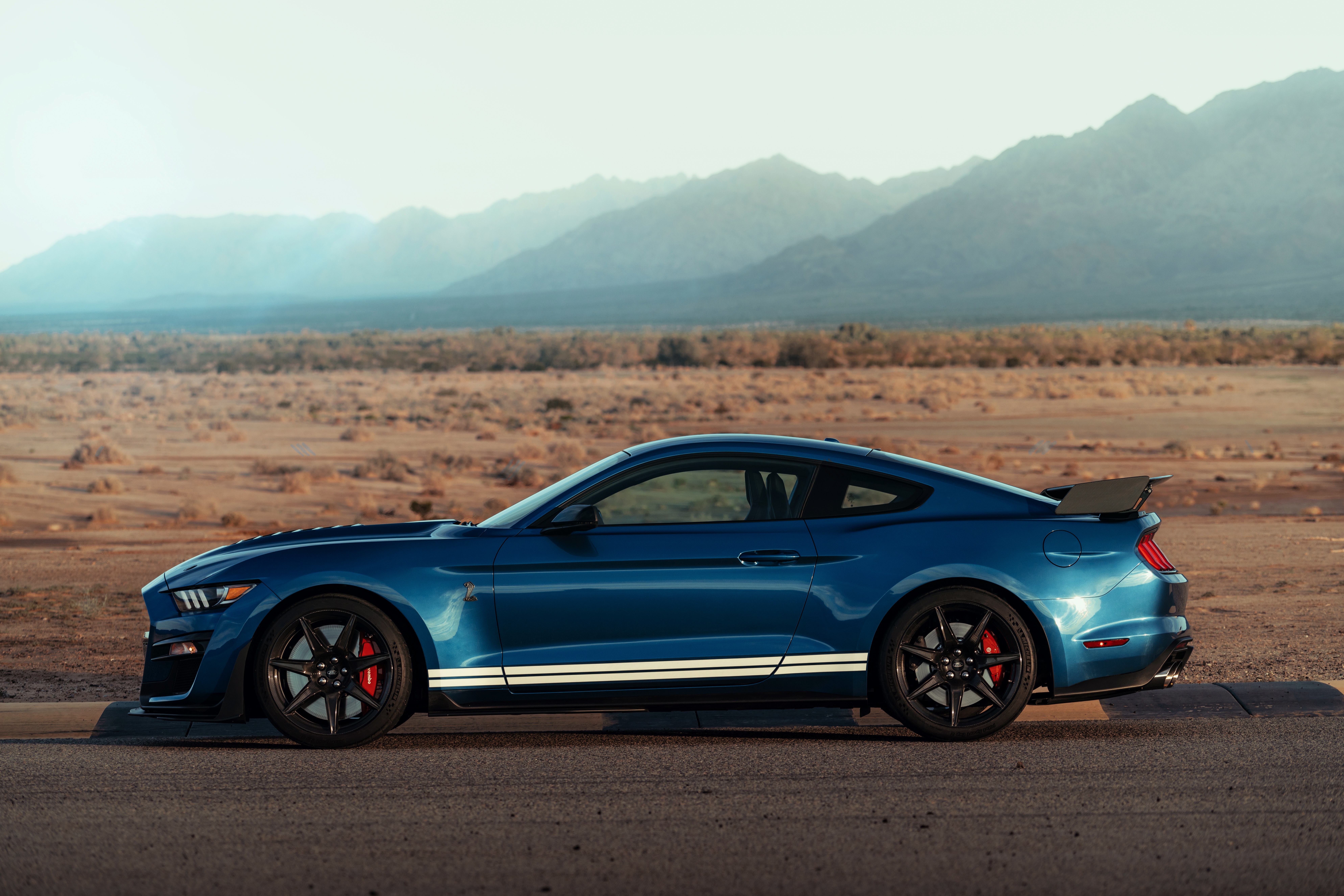 Blue Car Car Ford Ford Mustang Ford Mustang Shelby Ford Mustang Shelby Gt500 Muscle Car Vehicle 7952x5304