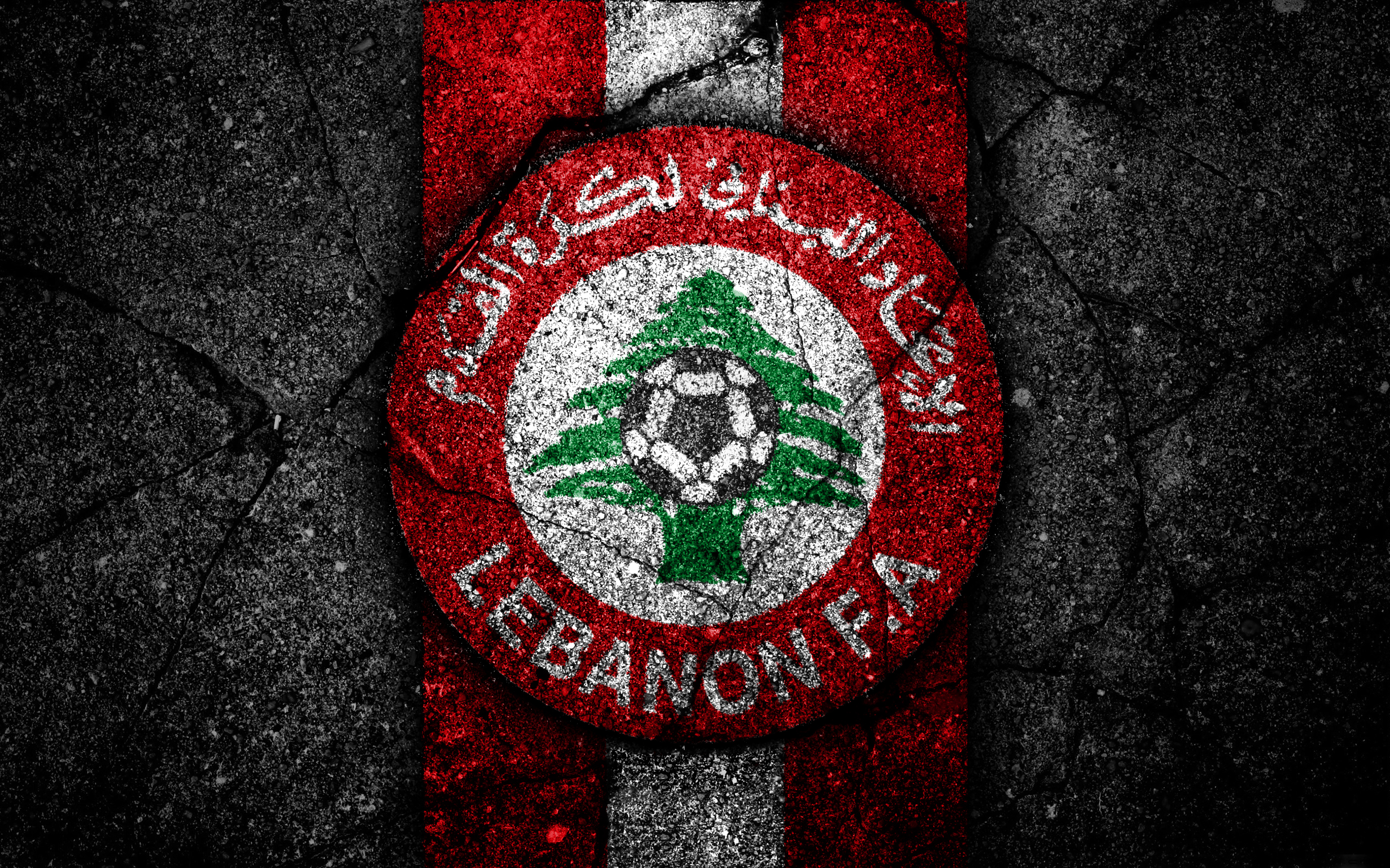 Emblem Lebanon Logo Soccer 3840x2400