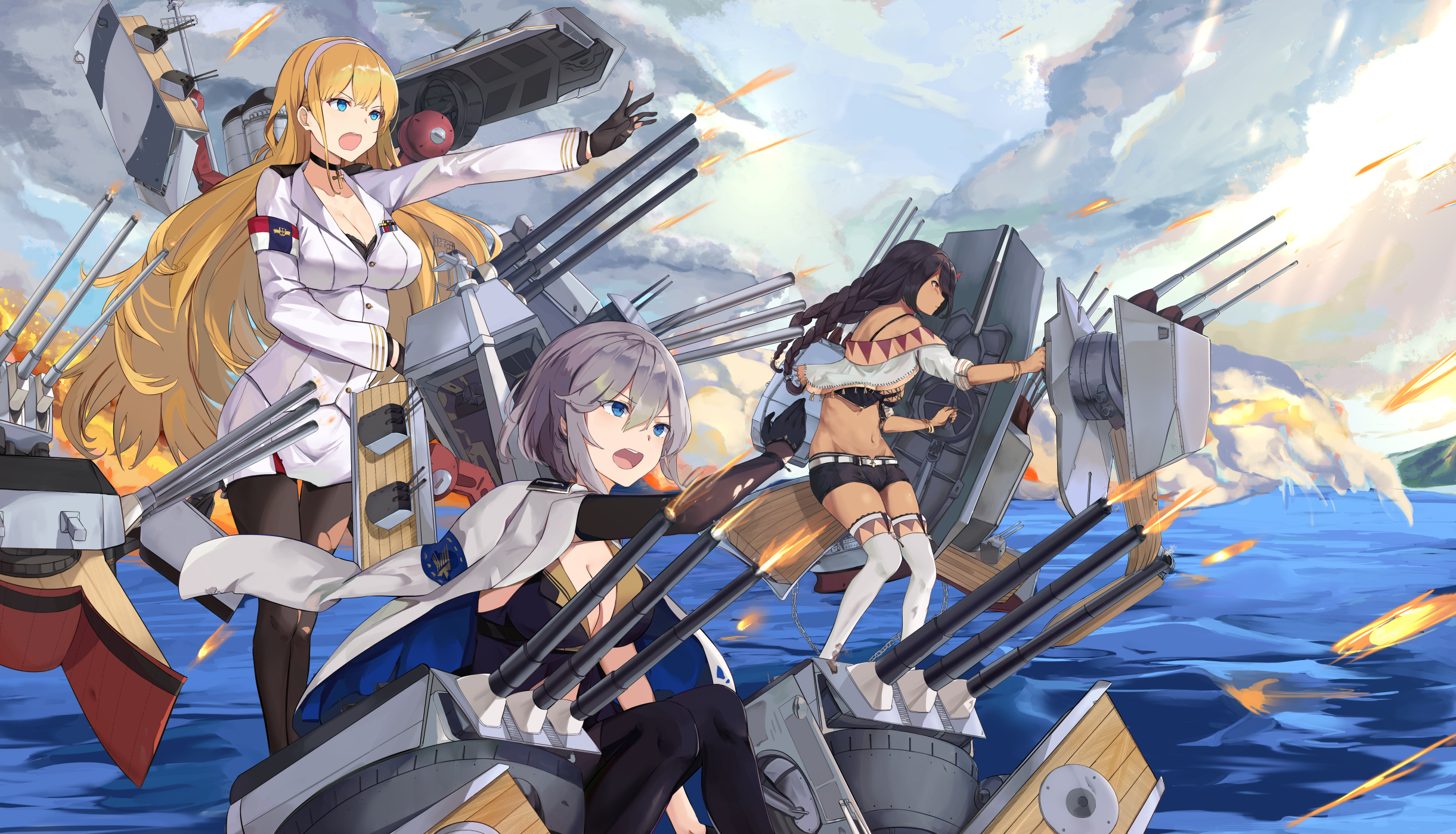 South Dakota Azur Lane 2442x1400