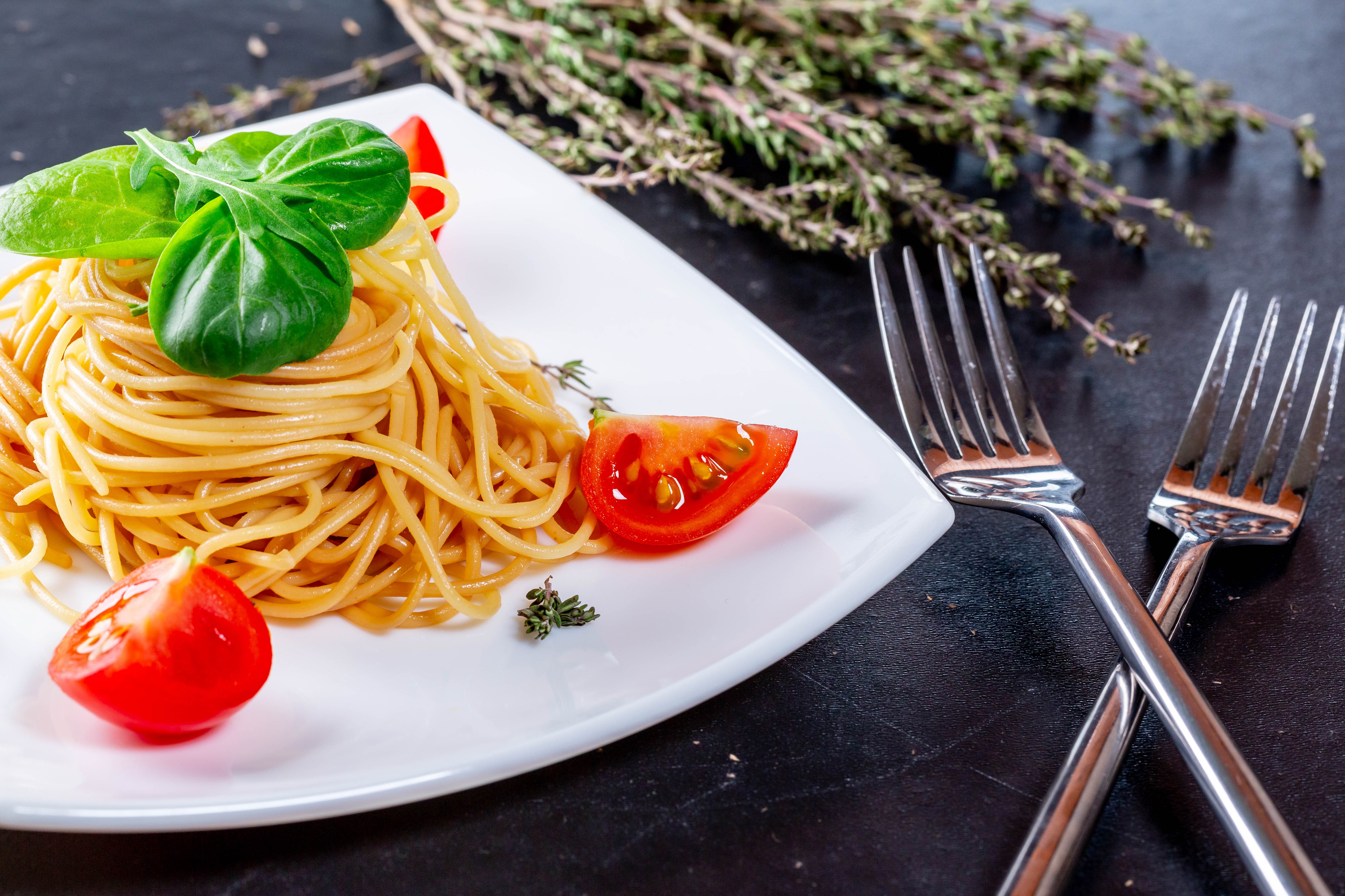 Meal Pasta Still Life Tomato 5416x3611